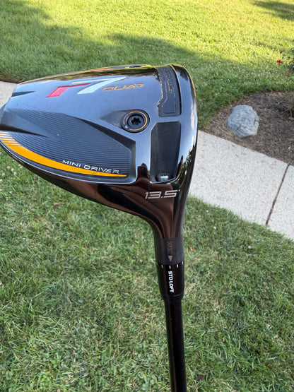 TaylorMade r7 Quad Mini Driver 13.5° Ventus Black 6S Stiff Flex 43.5" NICE — photo 6