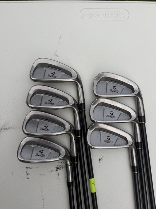 TaylorMade 360 Iron Set 4-PW Lite R-80 Regular Flex +1/2" NICE