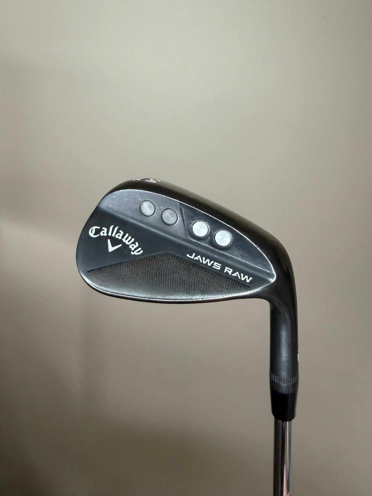 Photo of Callaway Jaws Raw Black Plasma Sand Wedge 54° Wedge Flex Tour Issue Spinner