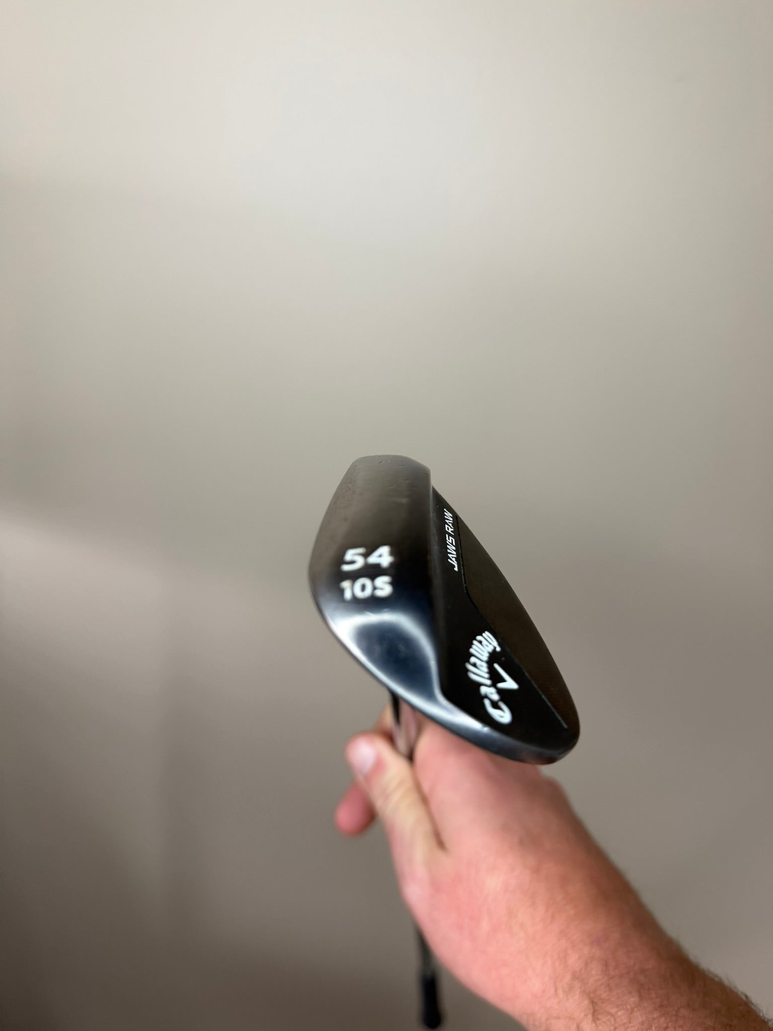 Photo of Callaway Jaws Raw Black Plasma Sand Wedge 54° Wedge Flex Tour Issue Spinner