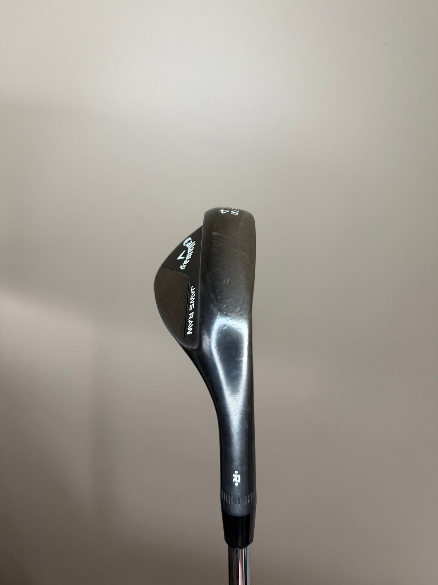 Photo of Callaway Jaws Raw Black Plasma Sand Wedge 54° Wedge Flex Tour Issue Spinner