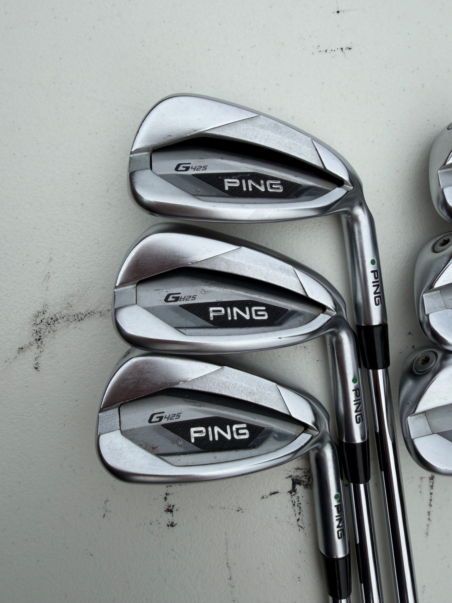 Ping G425 Power Spec Iron Set 5-PW Green Dot DG S300 Stiff Flex +3/4" NICE — photo 3