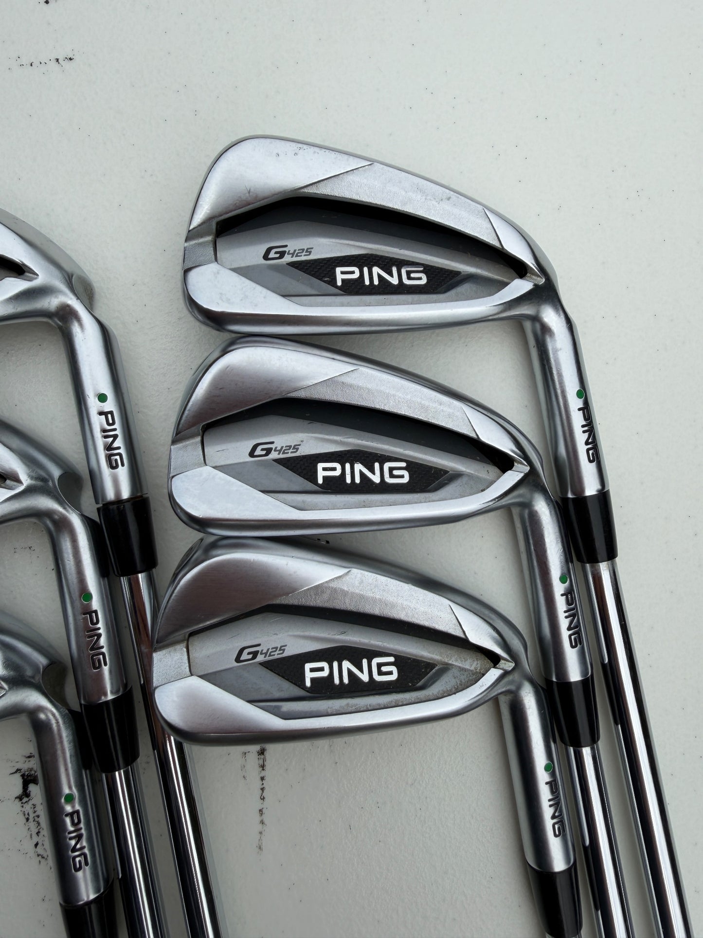 Ping G425 Power Spec Iron Set 5-PW Green Dot DG S300 Stiff Flex +3/4" NICE — photo 2