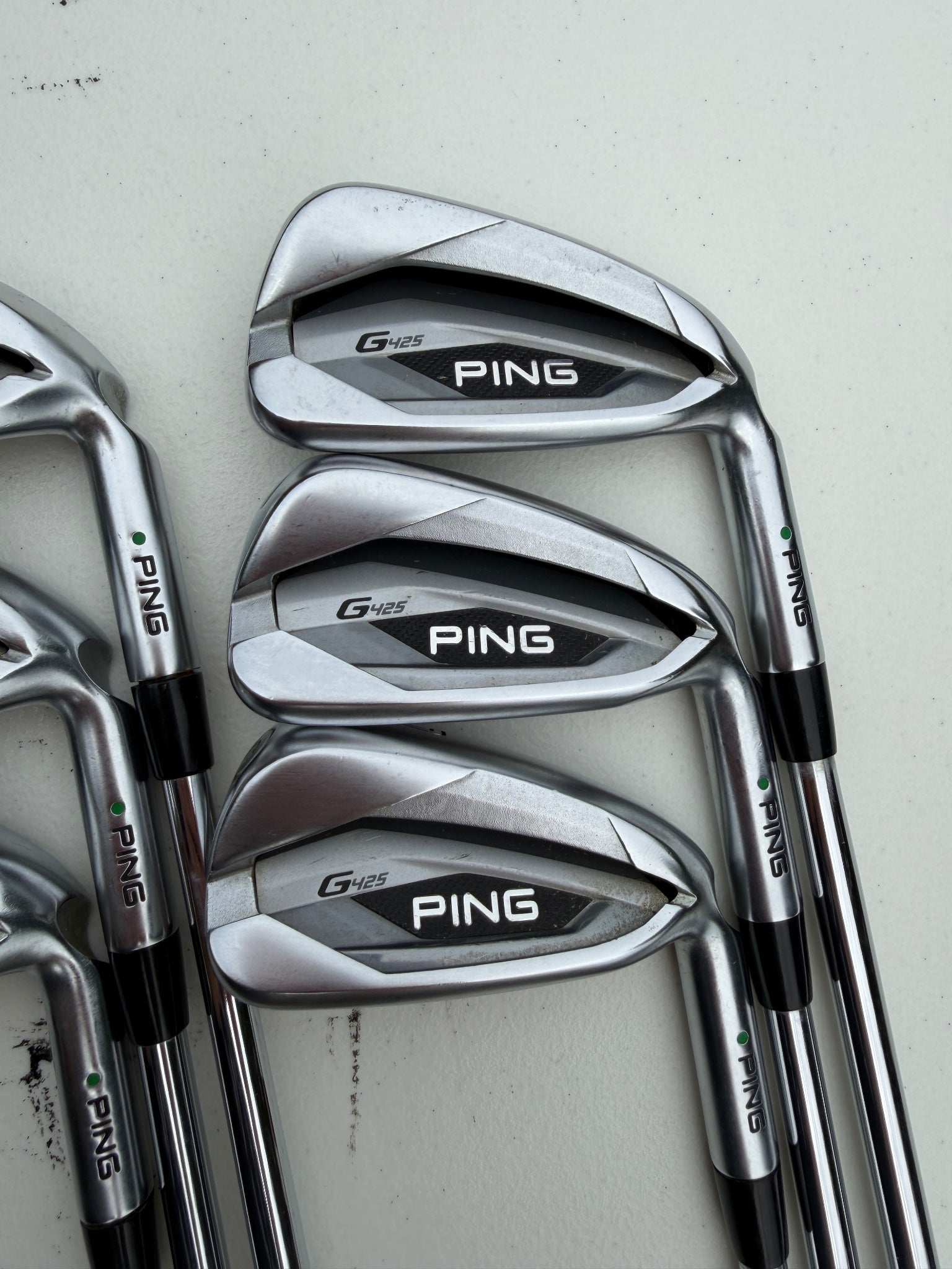 Ping G425 Power Spec Iron Set 5-PW Green Dot DG S300 Stiff Flex +3/4" NICE — photo 2