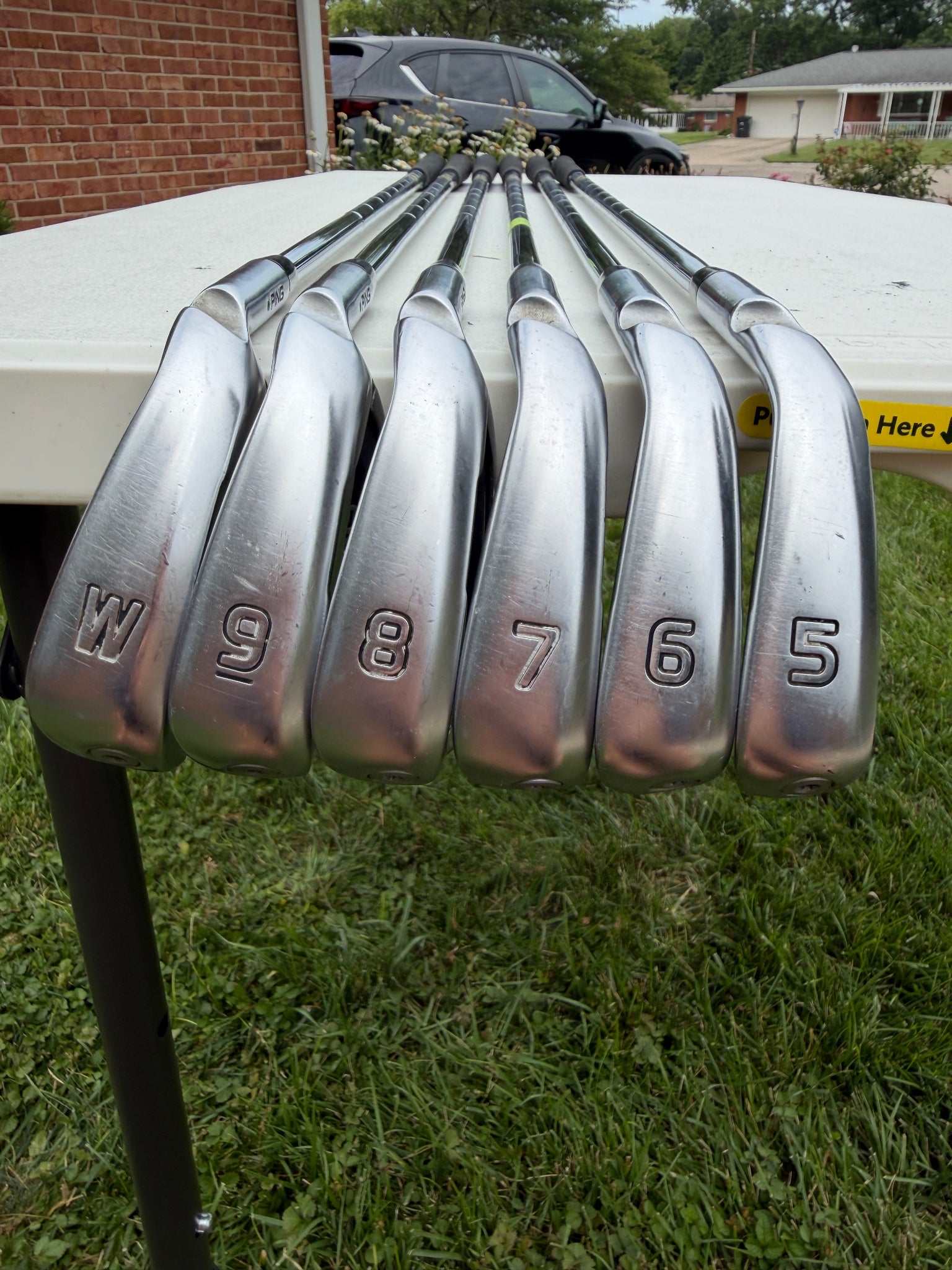 Ping G425 Power Spec Iron Set 5-PW Green Dot DG S300 Stiff Flex +3/4" NICE — photo 10