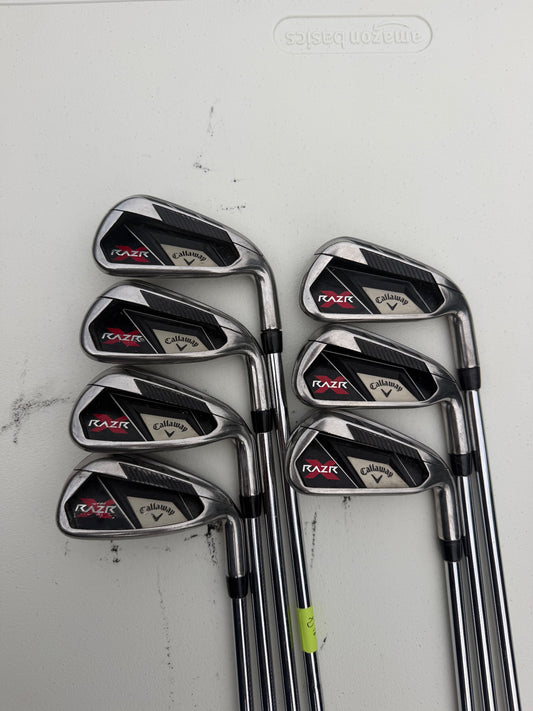 Callaway Razr X Iron Set 4-PW Uniflex Regular Flex NICE