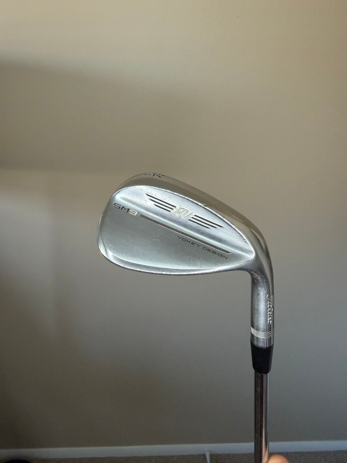 Photo of Titleist Vokey SM9 Tour Chrome Sand Wedge 54° Extra Stiff Flex Kbs Tour V