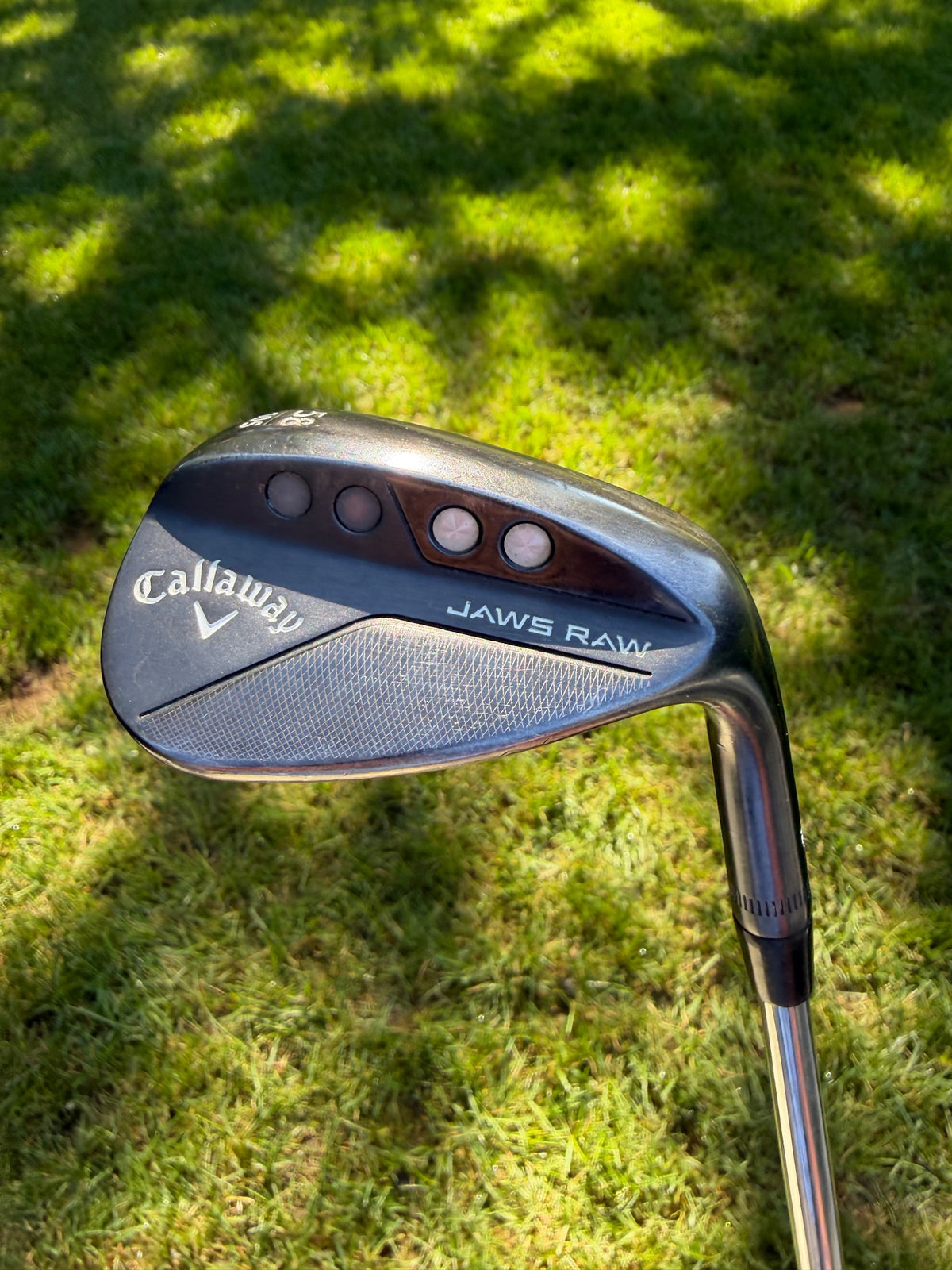 Callaway Jaws Raw Black Plasma Lob Wedge 58° / 10 Spinner Wedge Flex 34.75" NICE