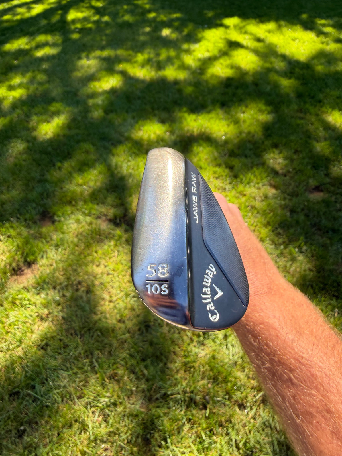 Callaway Jaws Raw Black Plasma Lob Wedge 58° / 10 Spinner Wedge Flex 34.75" NICE — photo 4