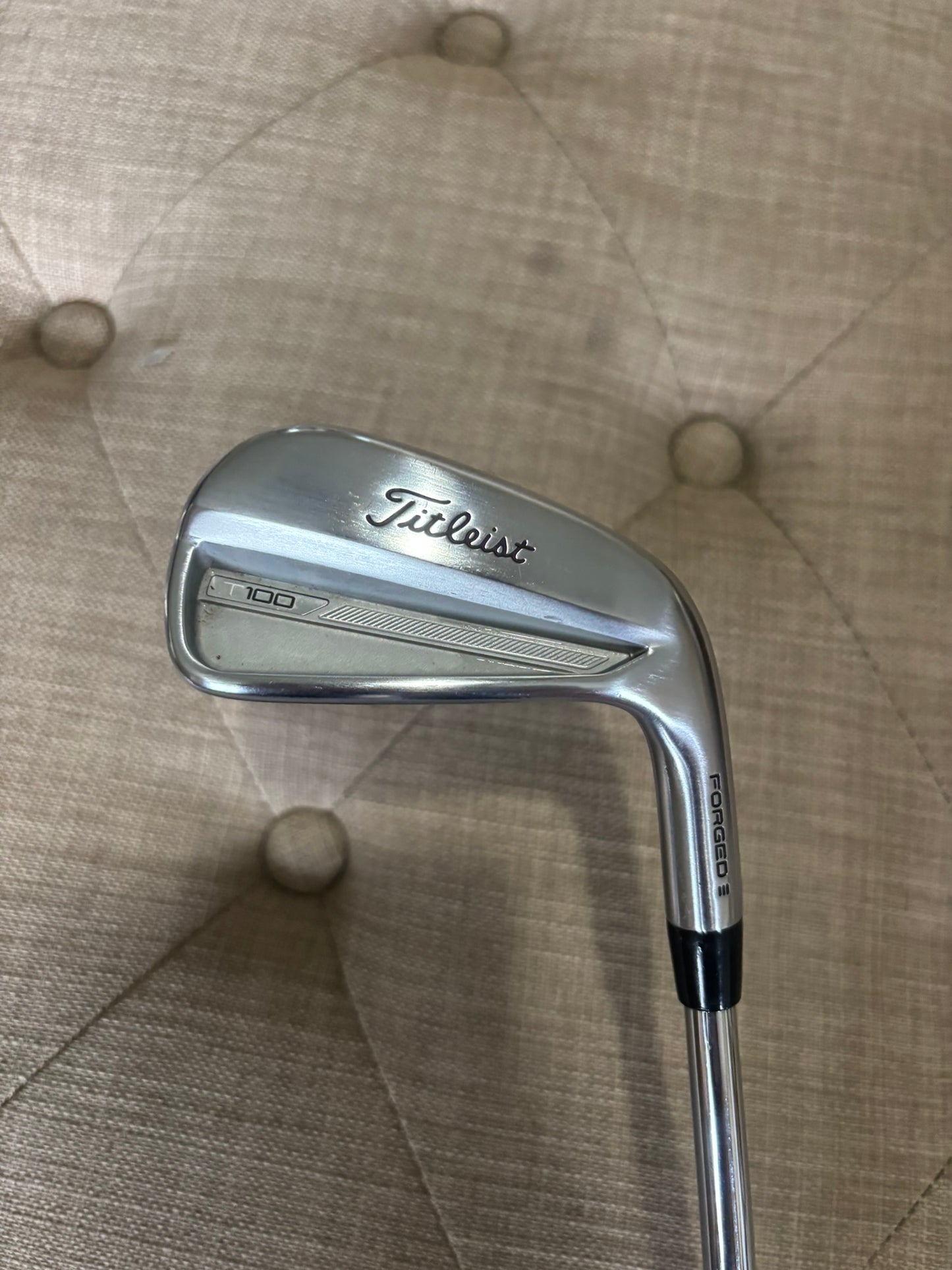 Titleist 2023 T100 Iron Set 5-PW AMT White X100 Extra Stiff Flex +3/4″ NICE