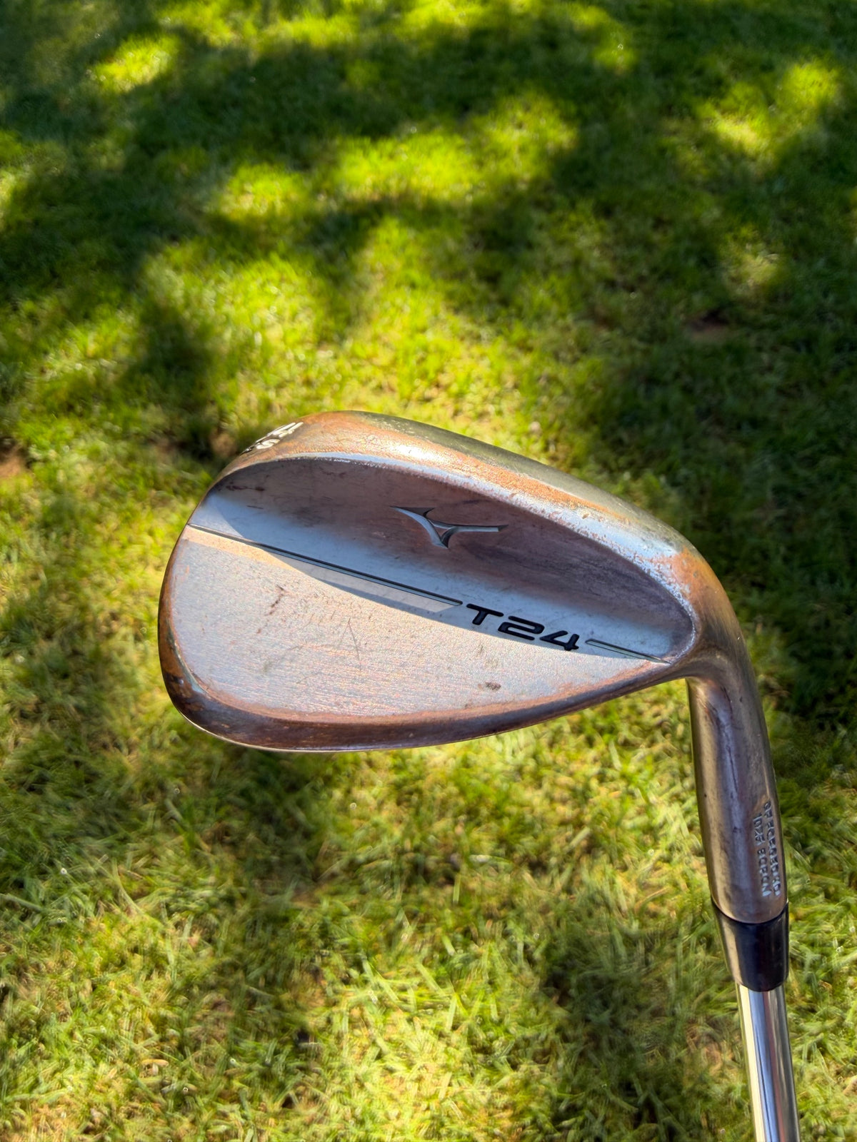Mizuno T24 Denim Copper Sand Wedge 54°/10 Tour Issue S400 Stiff Flex 35.5" NICE
