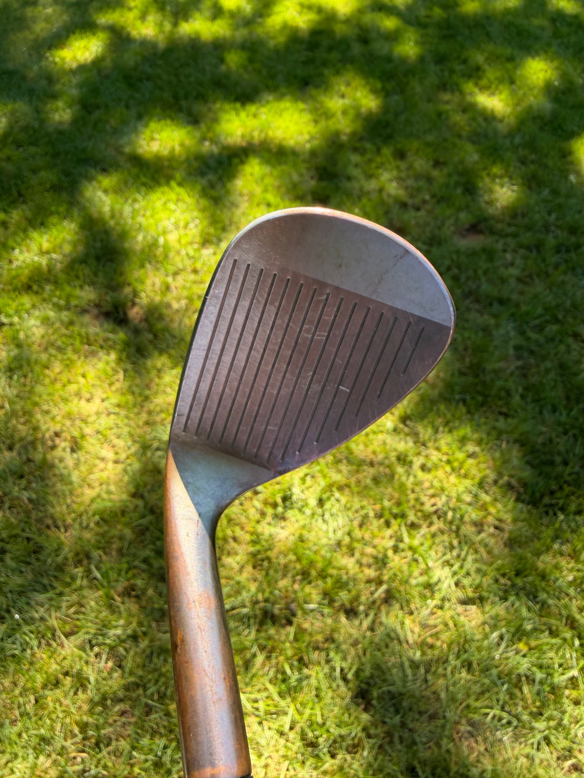 Mizuno T24 Denim Copper Sand Wedge 54°/10 Tour Issue S400 Stiff Flex 35.5" NICE — photo 3