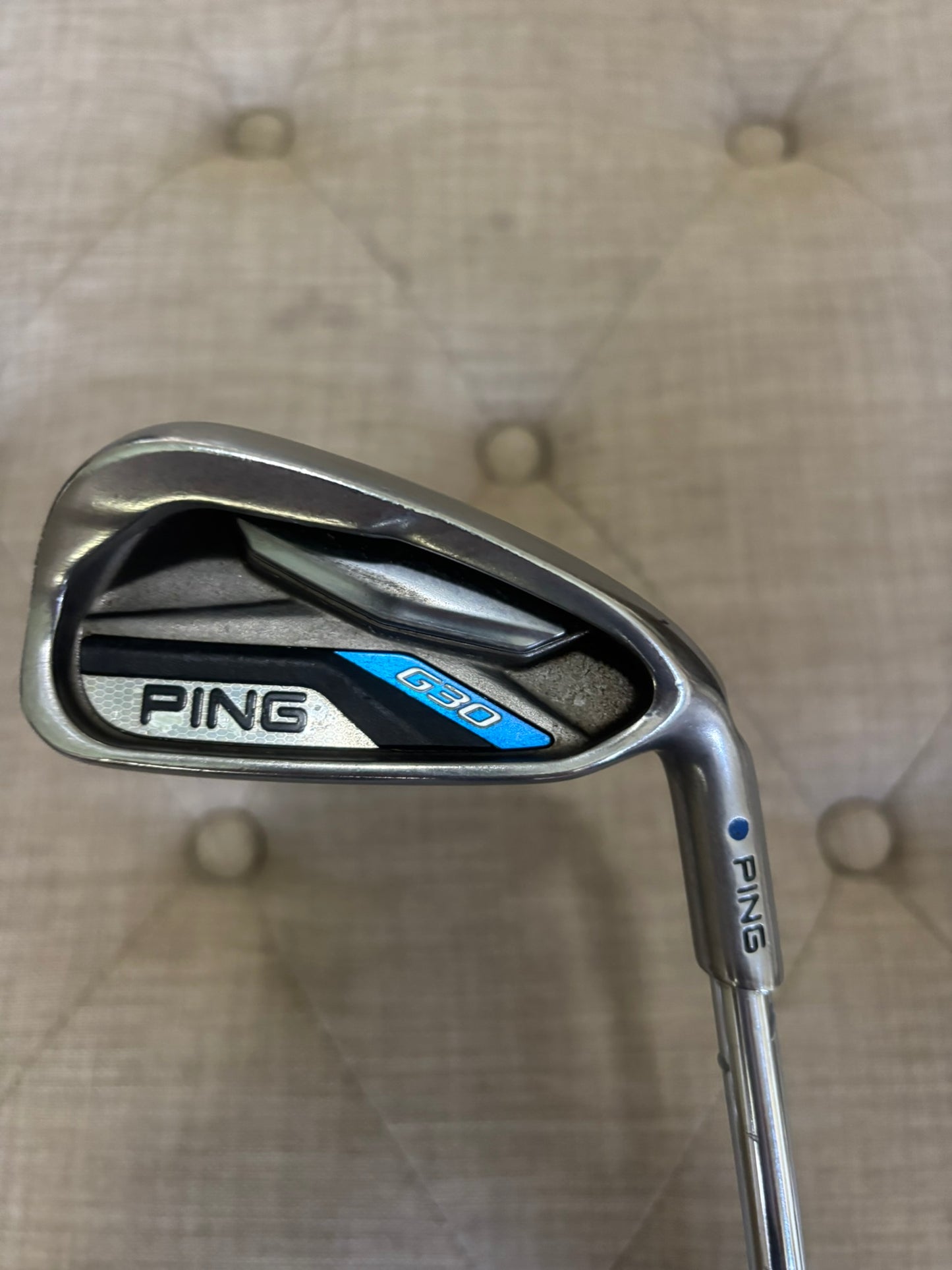 Ping G30 Iron Set 4-PW Blue Dot CFS Distance Stiff Flex +1/4″ READ