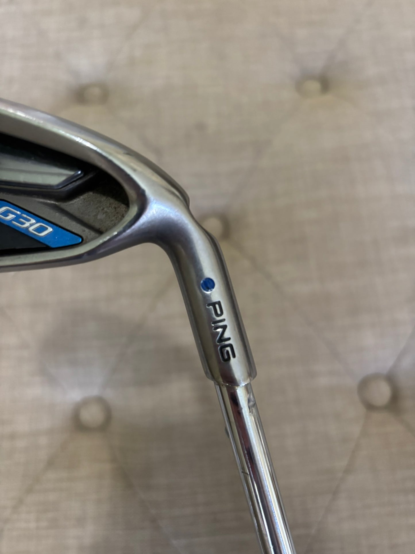 Ping G30 Iron Set 4-PW Blue Dot CFS Distance Stiff Flex +1/4″ READ