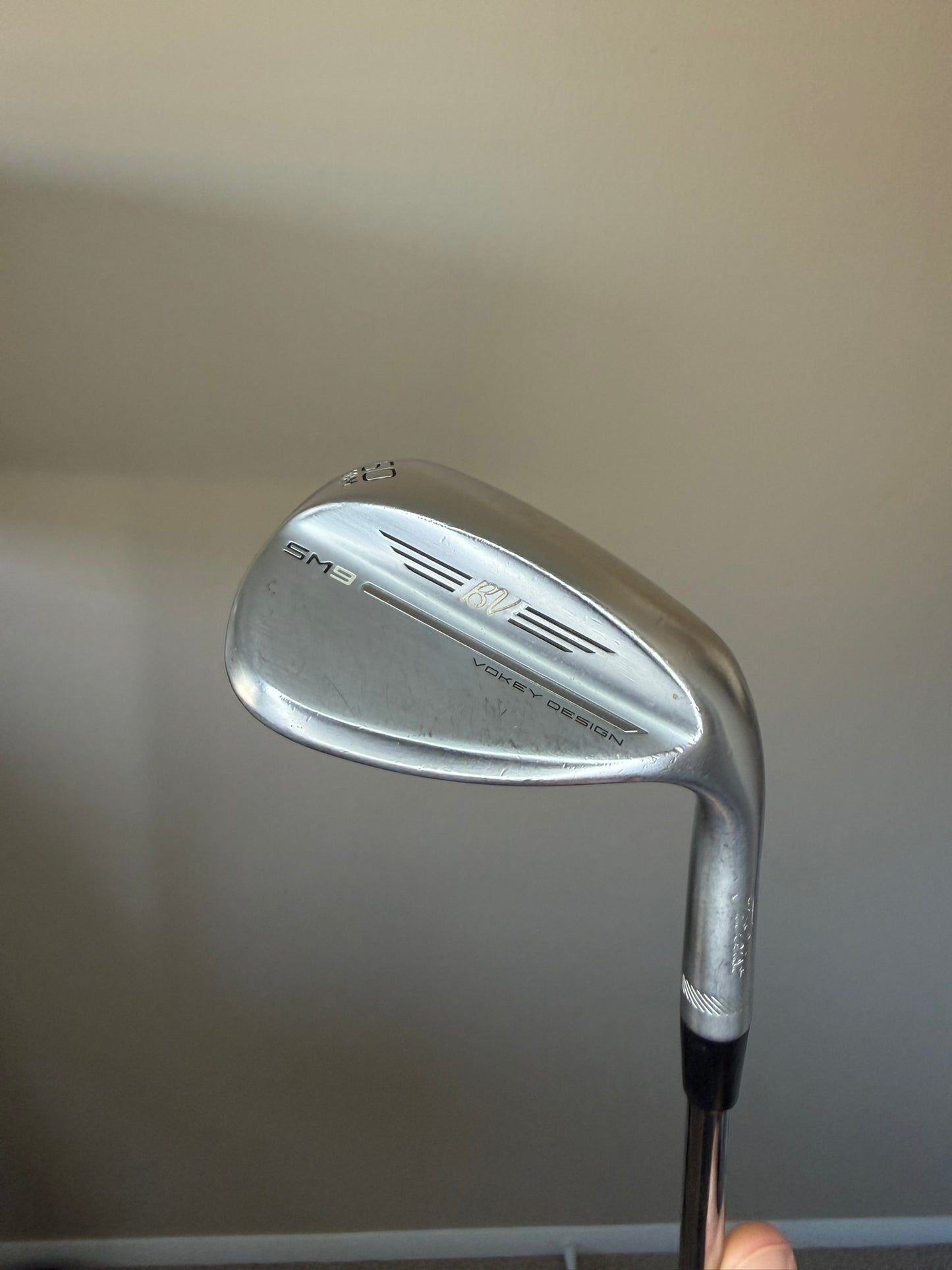 Photo of Titleist Vokey SM9 Tour Chrome Lob Wedge 60° Extra Stiff Flex Kbs Tour V