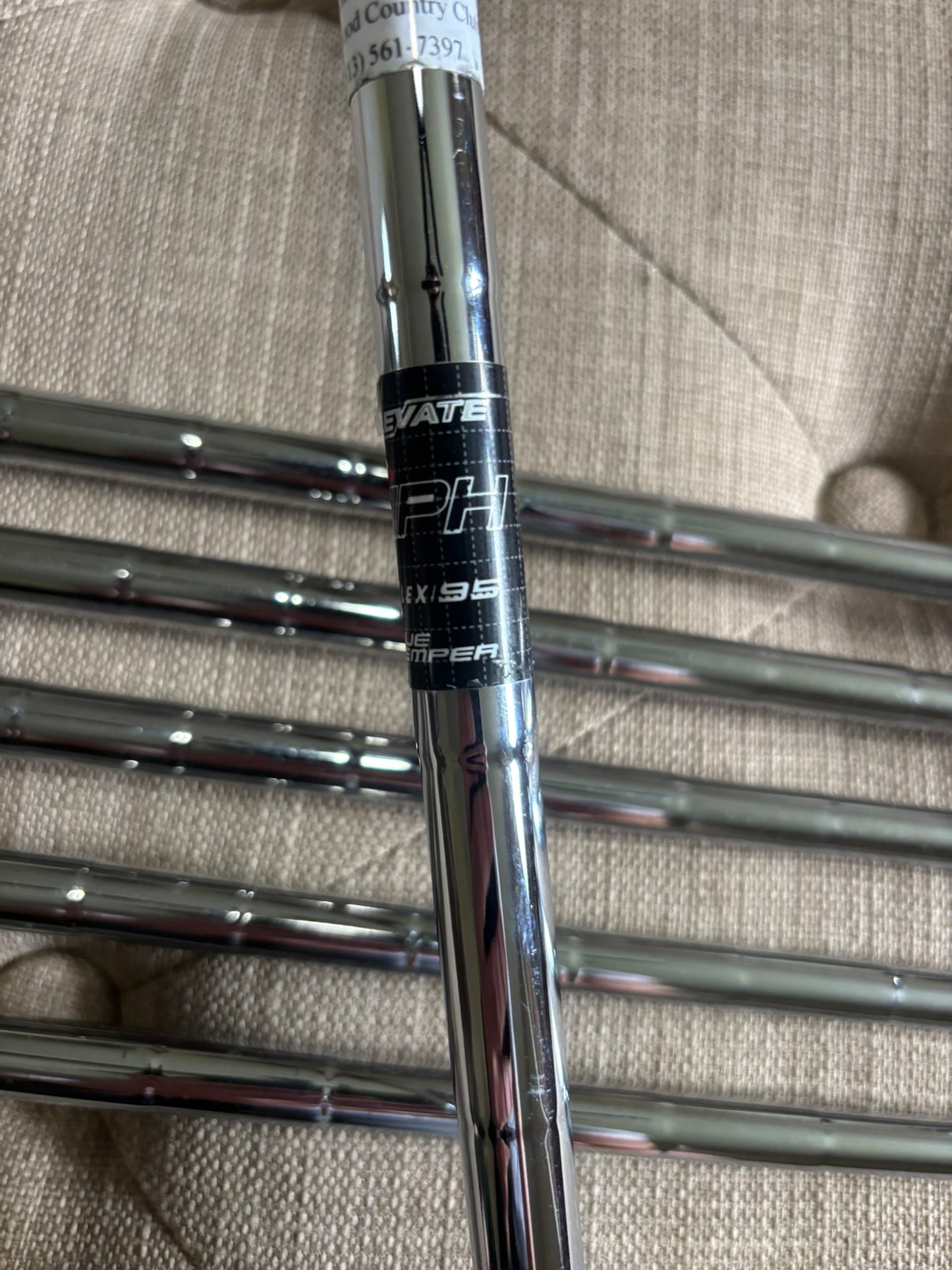 Taylormade 2021 P790 Iron Set 5-PW Elevate 95 MPH Stiff Flex -1/4″ NICE