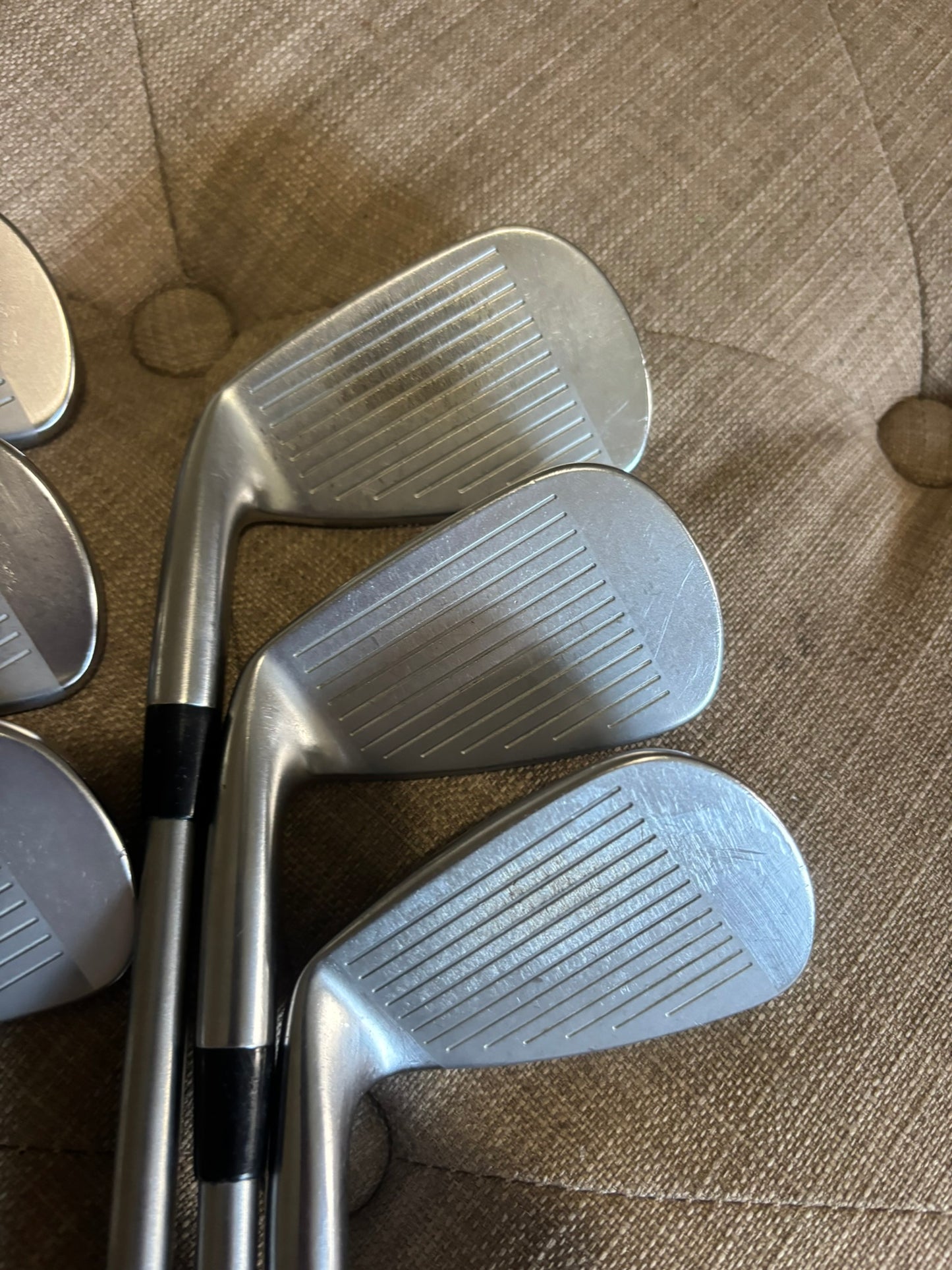 Mizuno JPX 919 Hot Metal Pro Iron Set 5-PW KBS C-Taper Lite Stiff Flex STD NICE