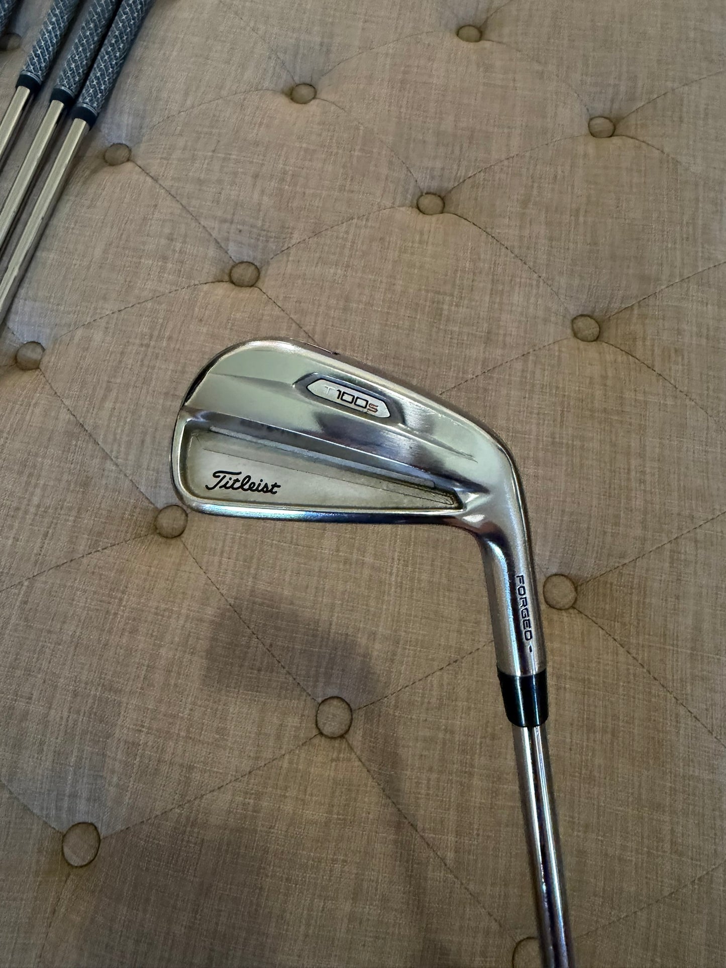 Photo of Titleist 2021 T100s Iron Set Stiff Flex Kbs Tour