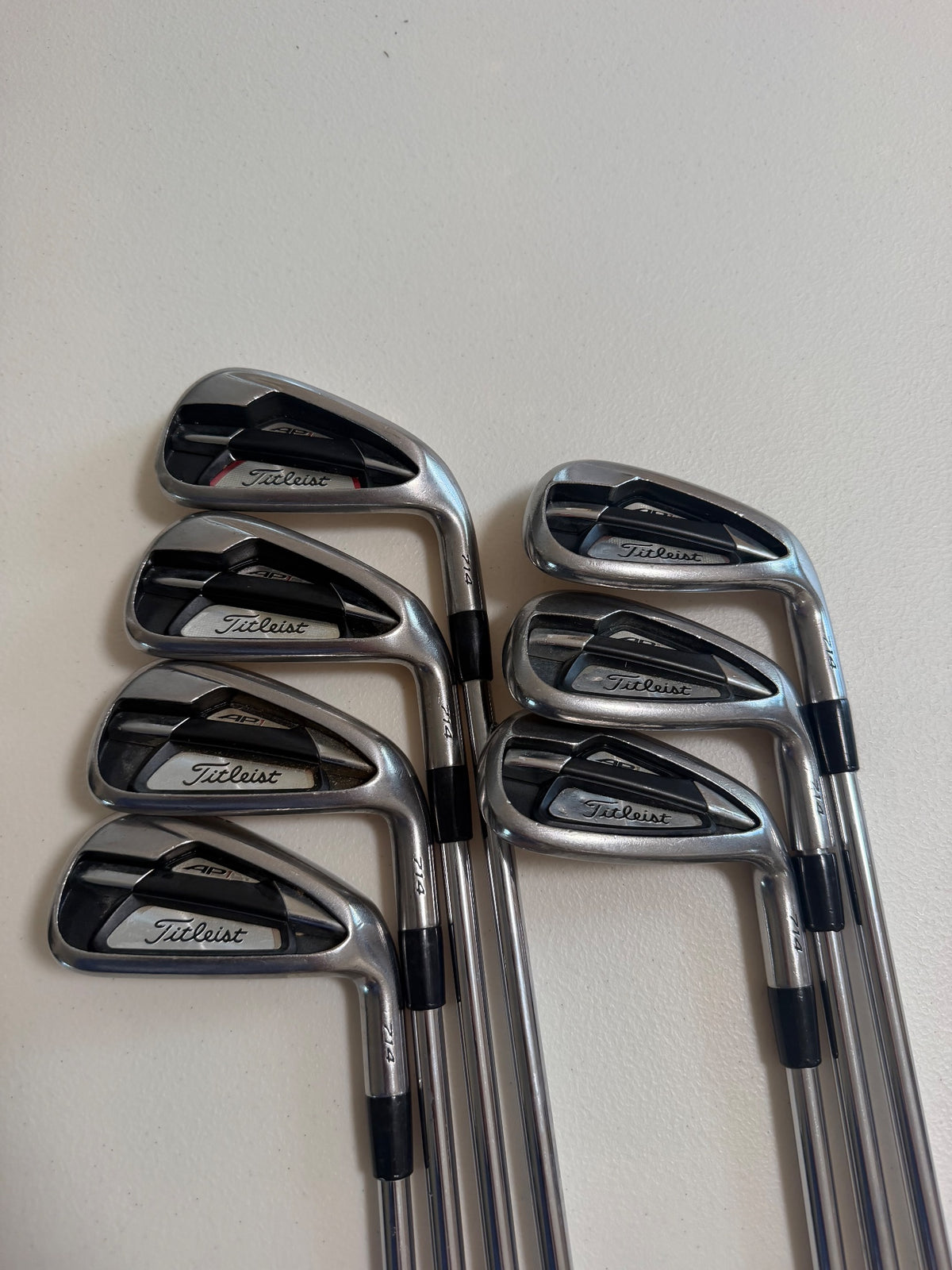 Titleist 714 AP1 Iron Set 4-PW XP95 R300 Regular Flex NICE