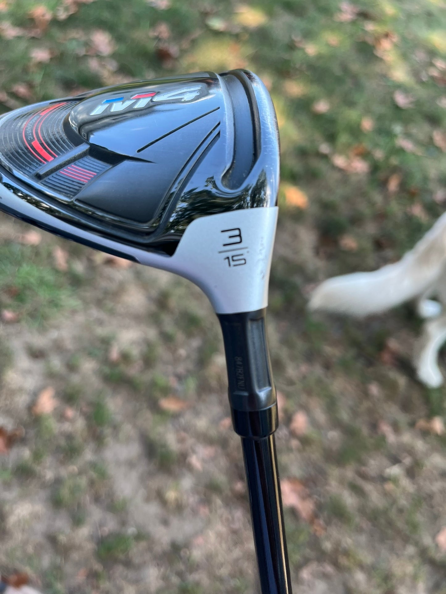 Taylormade M4 3-Wood 15° Atmos 6S Stiff Flex 43″ +HC NICE