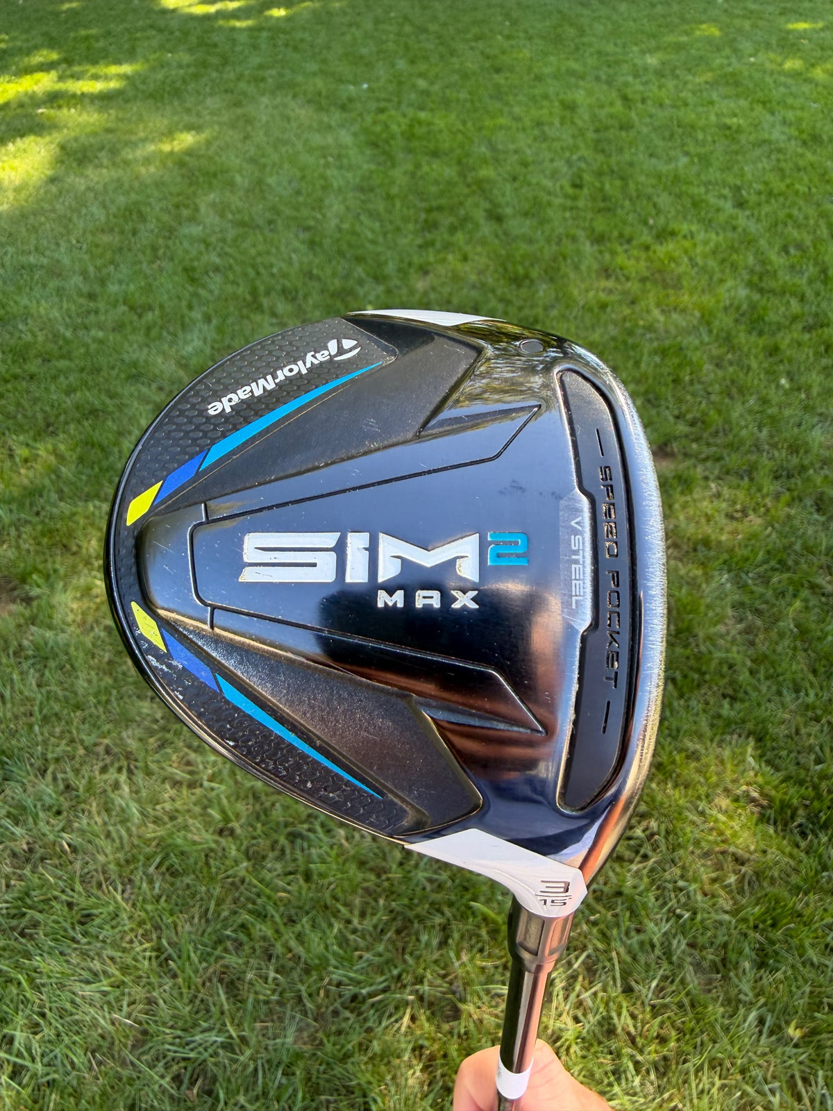 TaylorMade SIM2 MAX 3-Wood 15° HZRDUS Smoke Blue RDX Stiff Flex 43" NICE