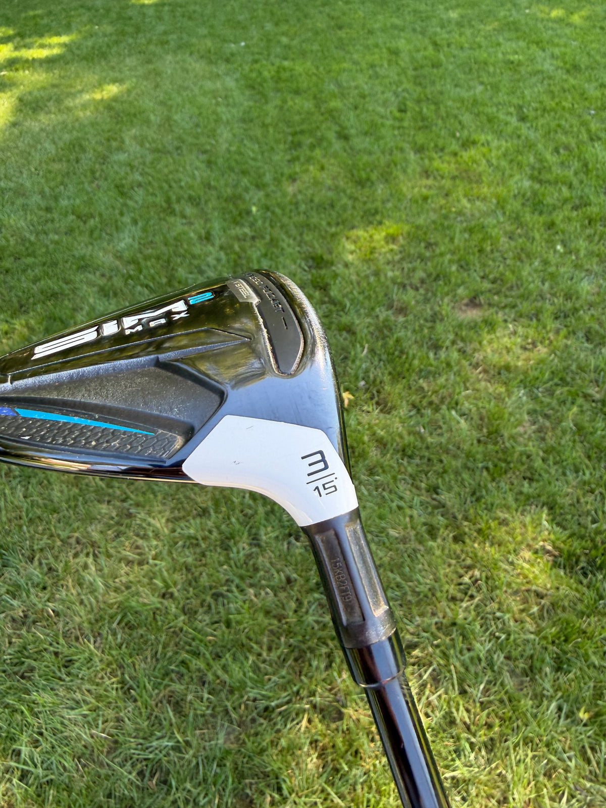 TaylorMade SIM2 MAX 3-Wood 15° HZRDUS Smoke Blue RDX Stiff Flex 43" NICE — photo 4