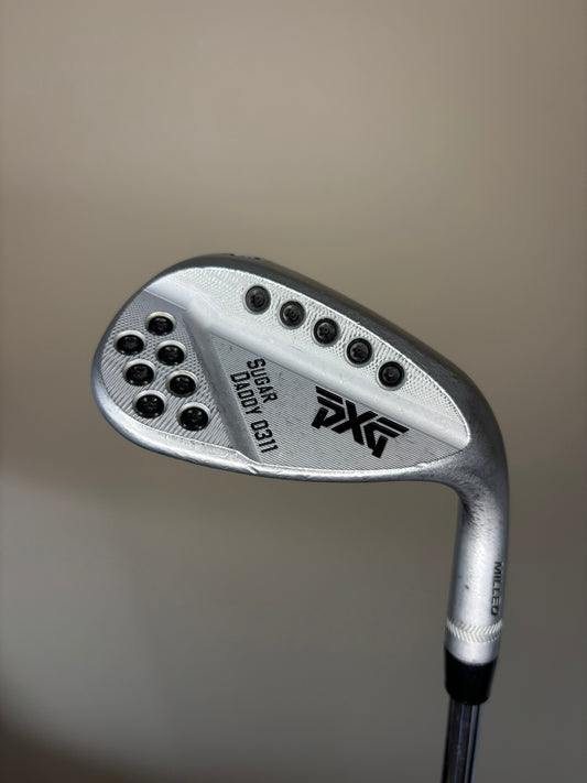 PXG 0311 Sugar Daddy Milled Chrome Lob Wedge 60° / 9 S300 Stiff Flex 35″