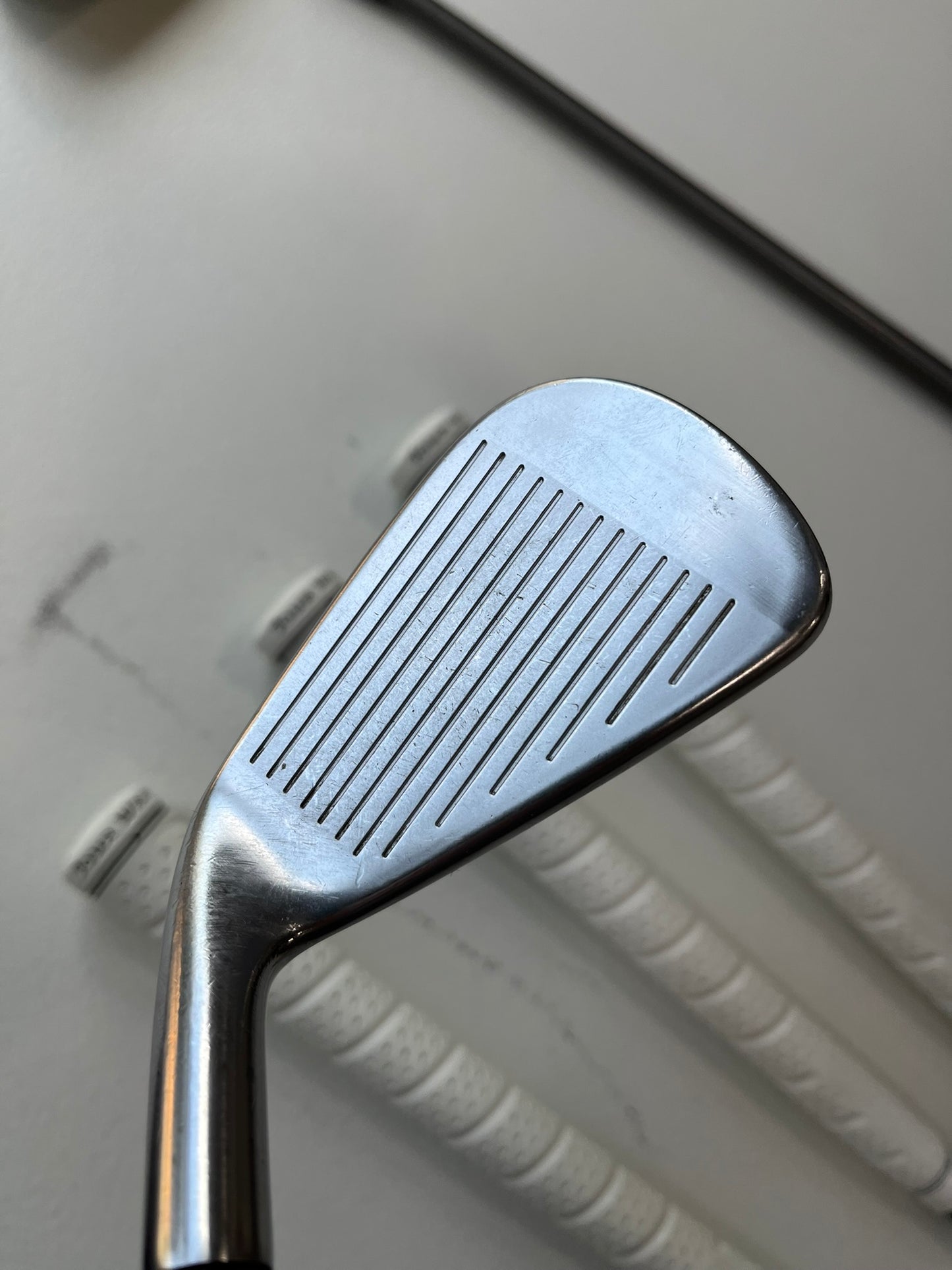 Taylormade P790 2019 Iron Set 6-PW Steelfiber i125 CW Stiff Flex +1.25″ NICE