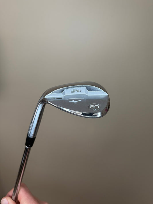 Photo of Mizuno S18 White Satin Lob Wedge 60° Seniors Flex Project X Lz