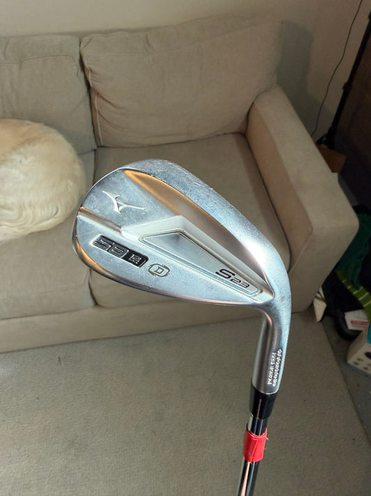 Photo of Mizuno S23 Satin Chrome Lob Wedge 58° Wedge Flex Kbs 115
