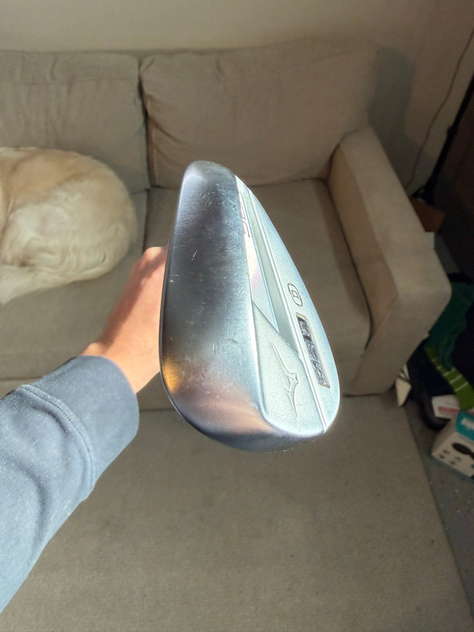 Photo of Mizuno S23 Satin Chrome Lob Wedge 58° Wedge Flex Kbs 115