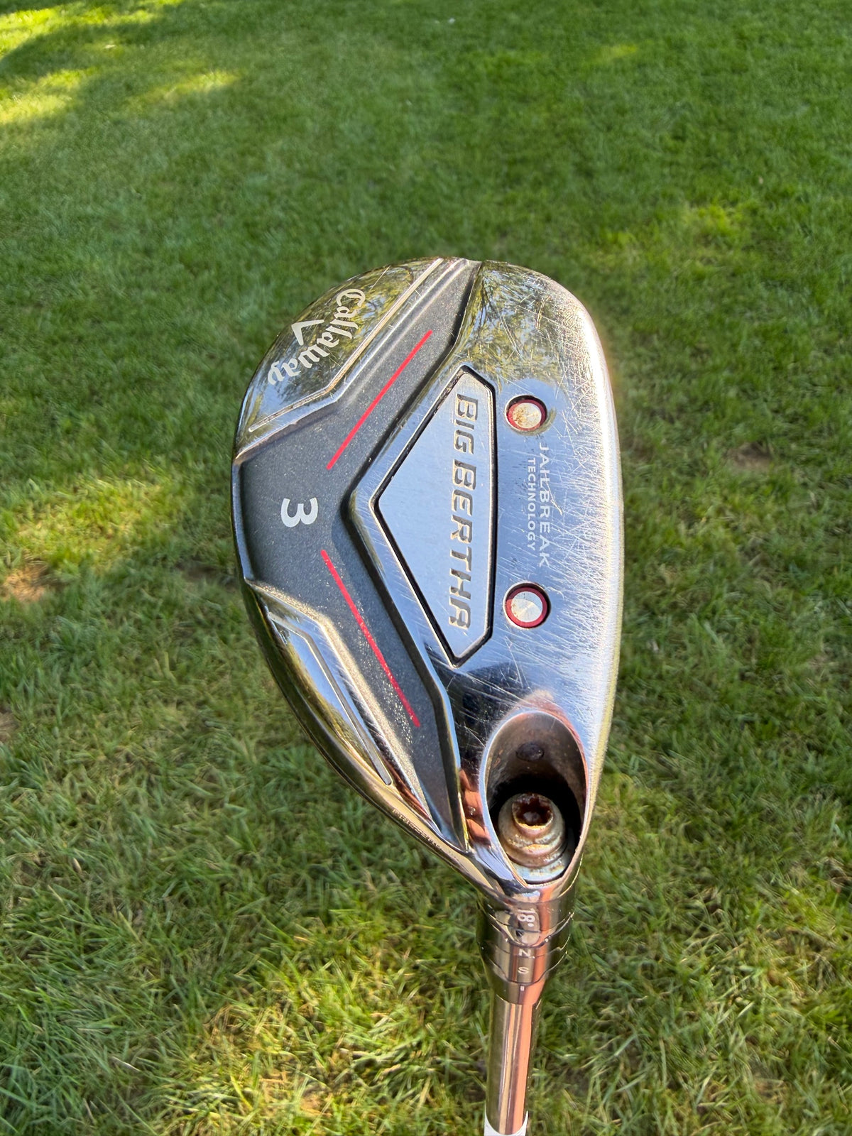 Callaway 2019 Big Bertha 3 Hybrid 18° Recoil ZT9 Regular Flex 40.5" NICE