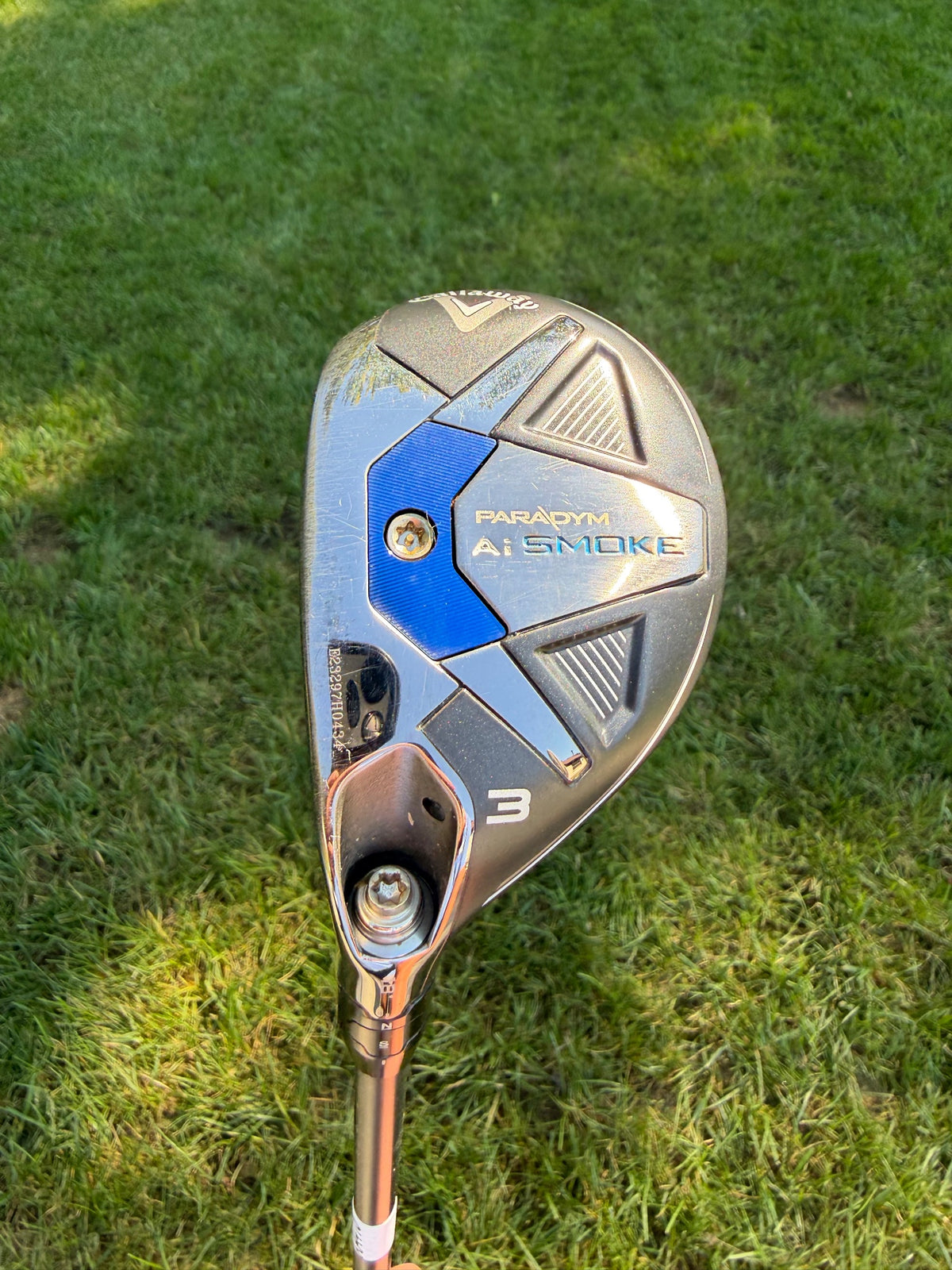 Callaway Paradym Ai Smoke 3 Hybrid 18° Cypher Stiff Flex Lefty 40.25" NICE