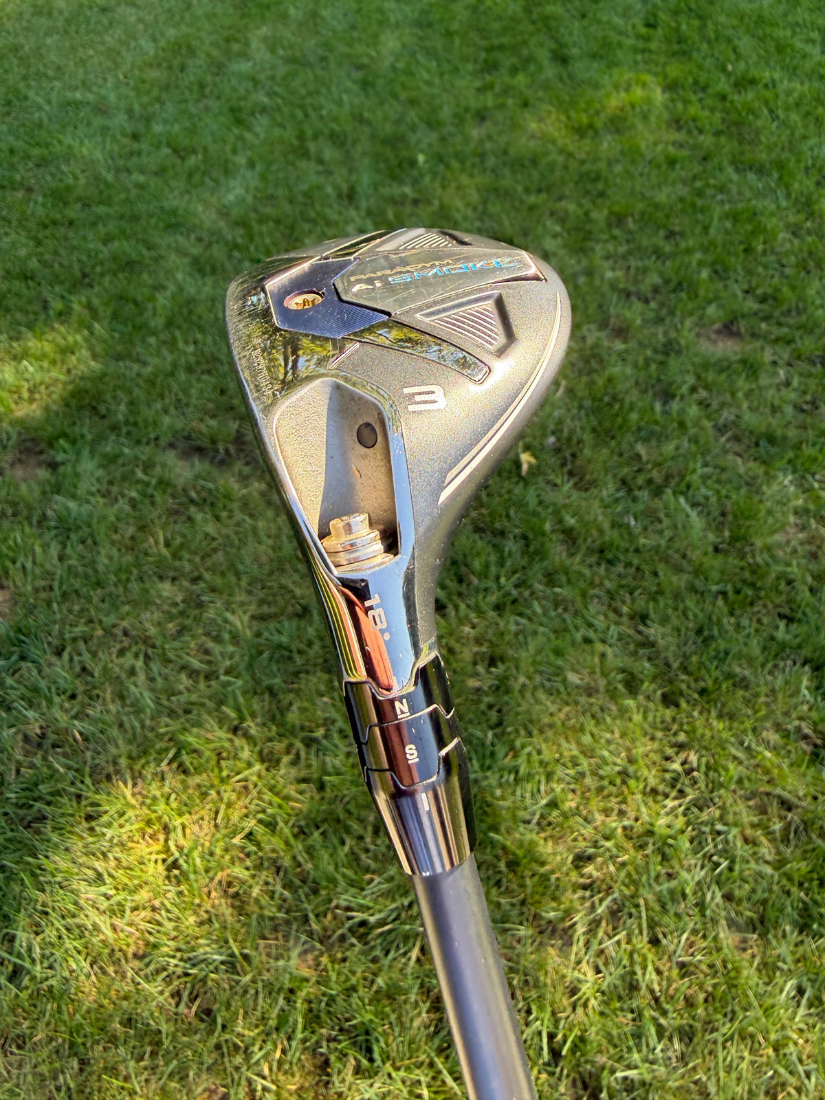 Callaway Paradym Ai Smoke 3 Hybrid 18° Cypher Stiff Flex Lefty 40.25" NICE — photo 4