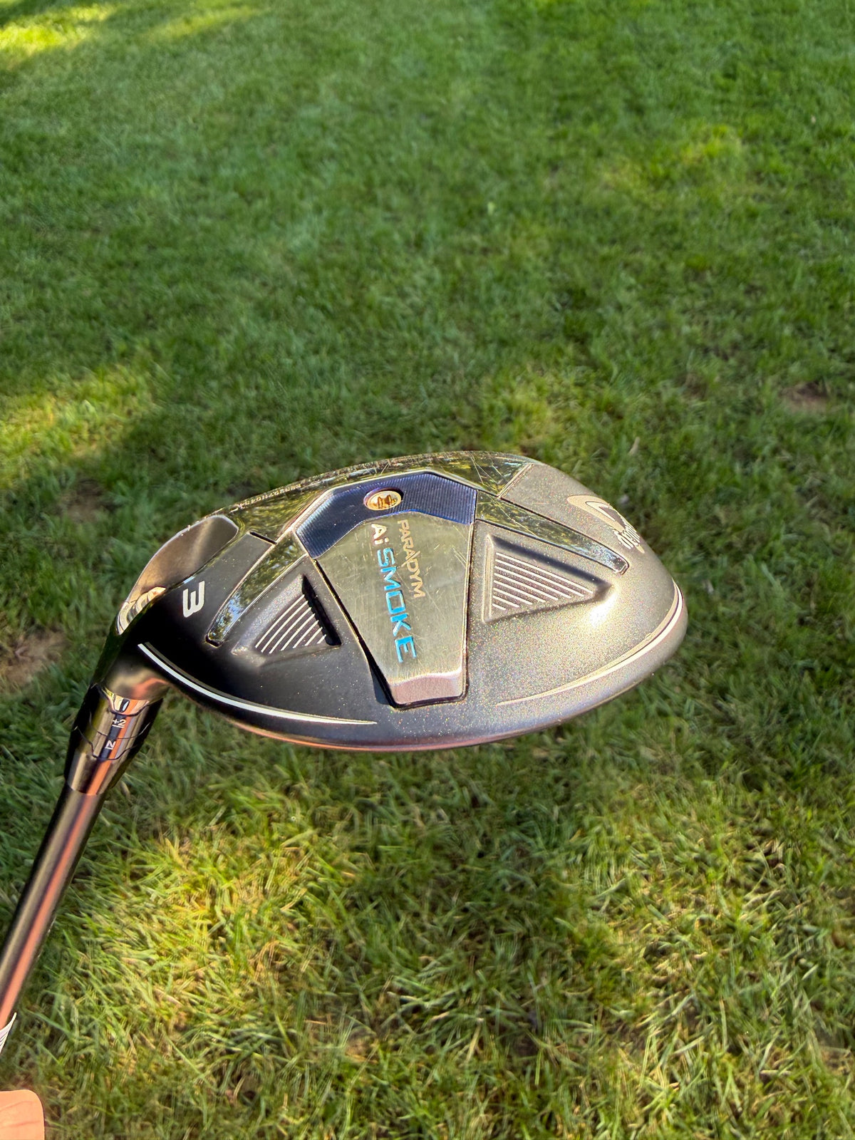 Callaway Paradym Ai Smoke 3 Hybrid 18° Cypher Stiff Flex Lefty 40.25" NICE — photo 5