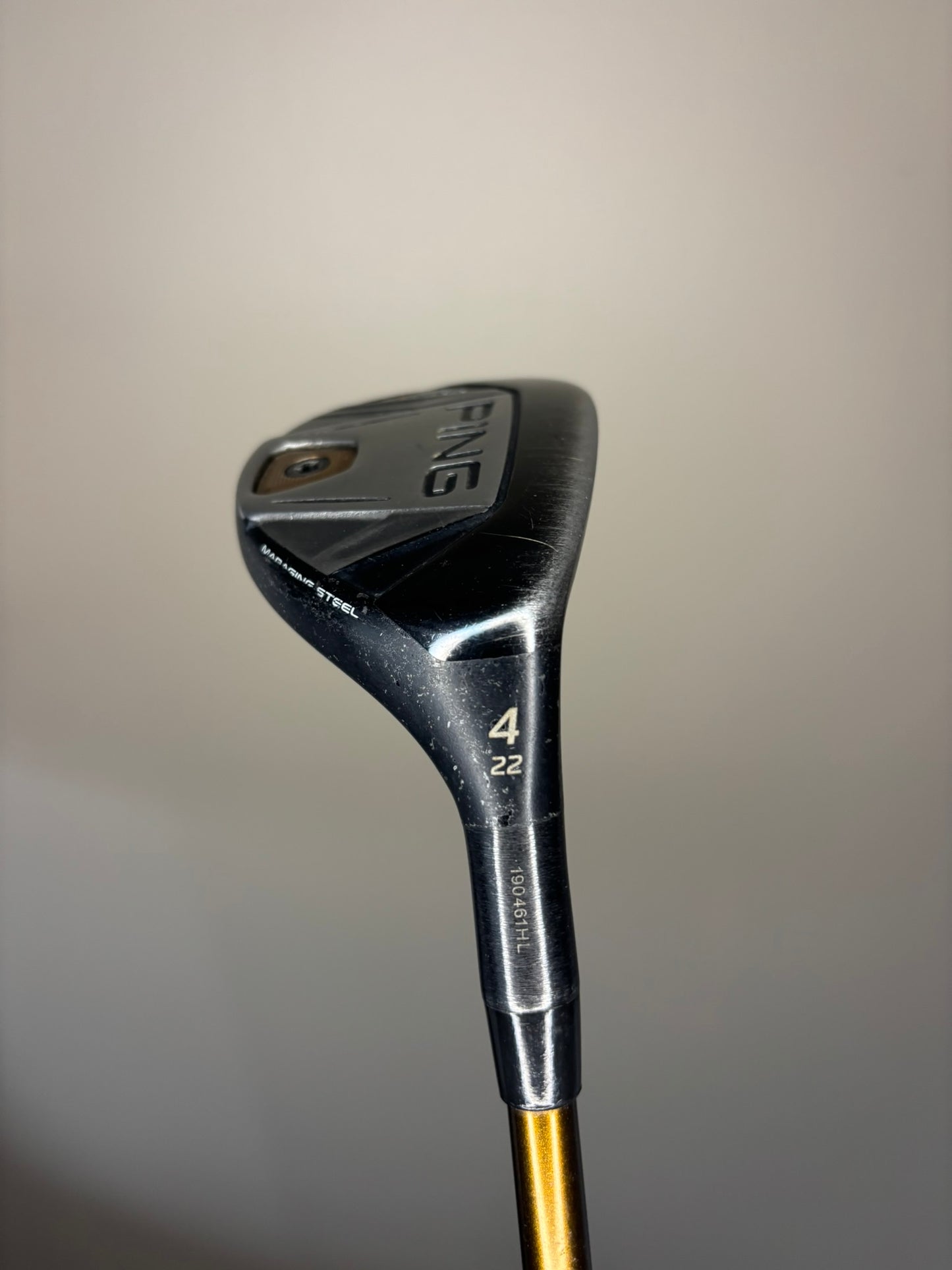 Ping G400 4 Hybrid 22° Alta CB 70 Stiff Flex 39.5″ NICE