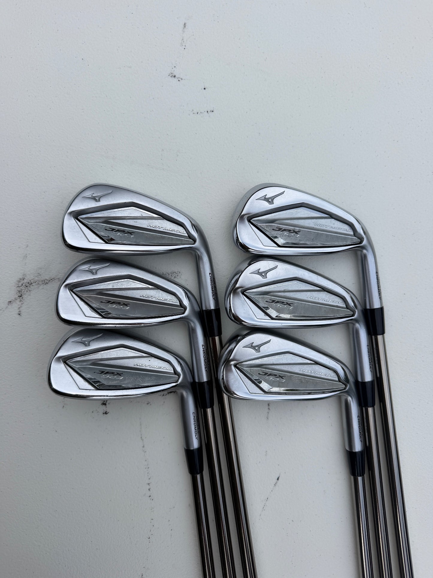 Mizuno JPX 923 Hot Metal Iron Set 5-PW Recoil ESX F2 Senior Flex +1/4" NICE