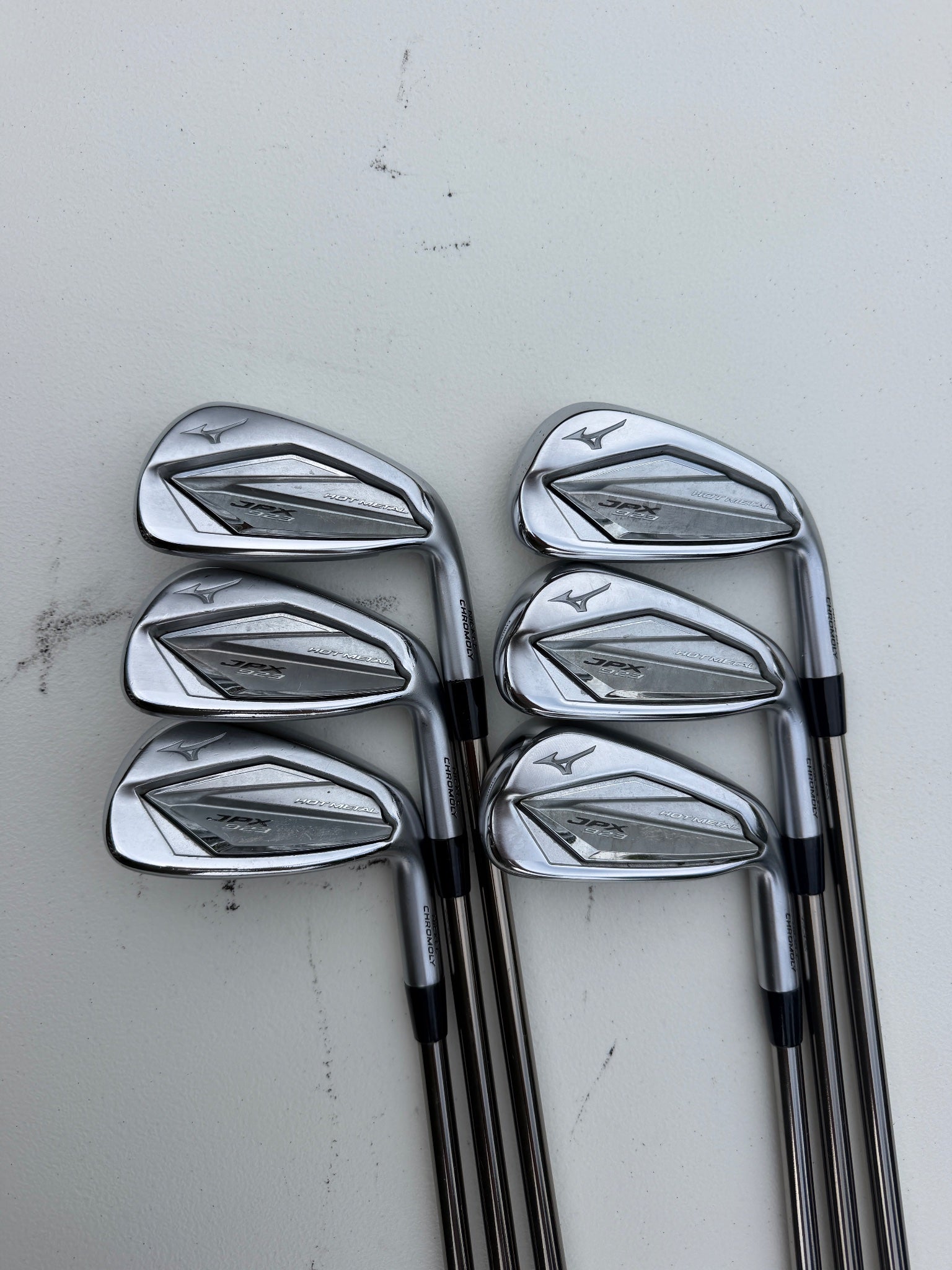 Mizuno JPX 923 Hot Metal Iron Set 5-PW Recoil ESX F2 Senior Flex +1/4" NICE