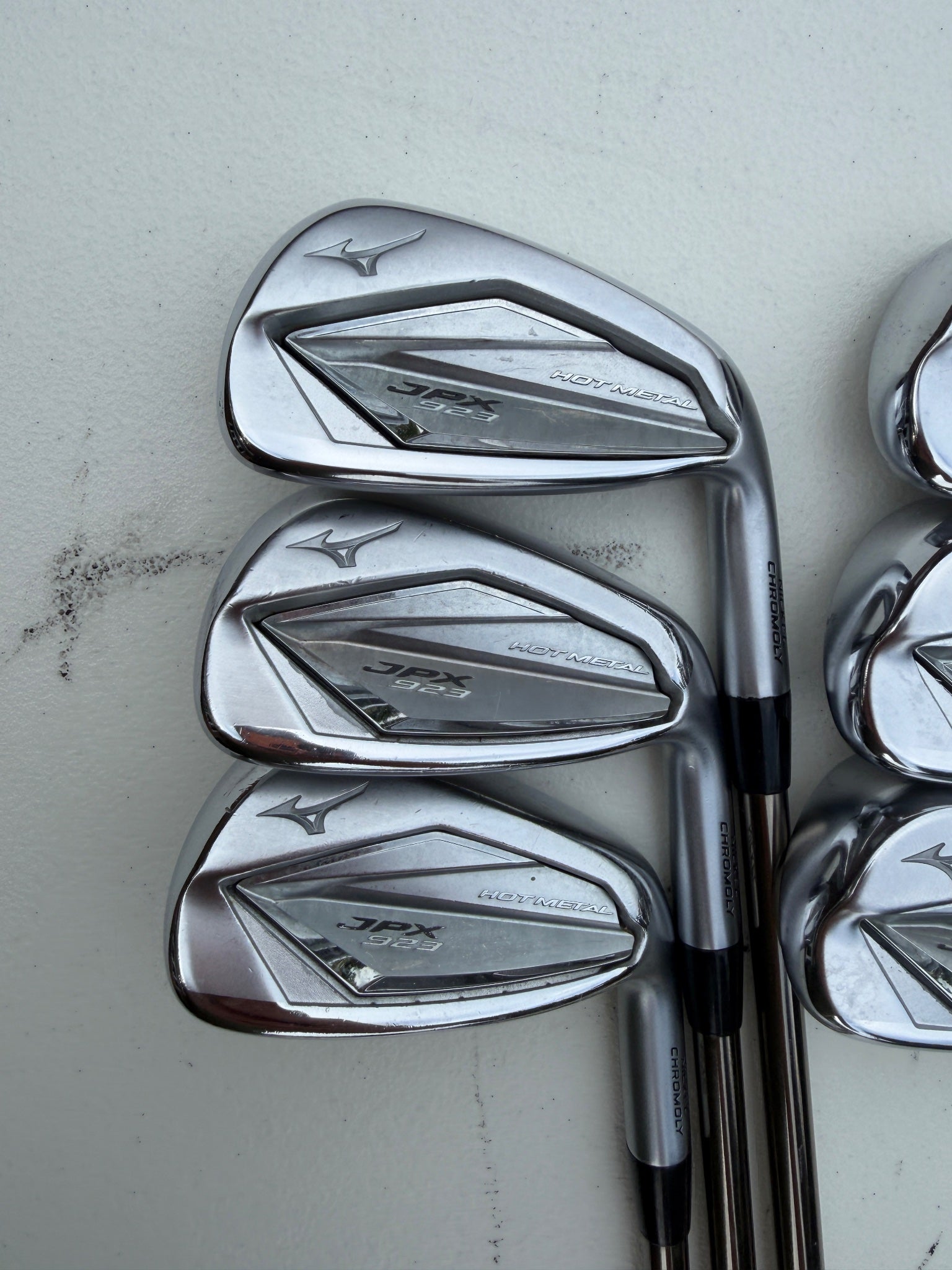 Mizuno JPX 923 Hot Metal Iron Set 5-PW Recoil ESX F2 Senior Flex +1/4" NICE — photo 2
