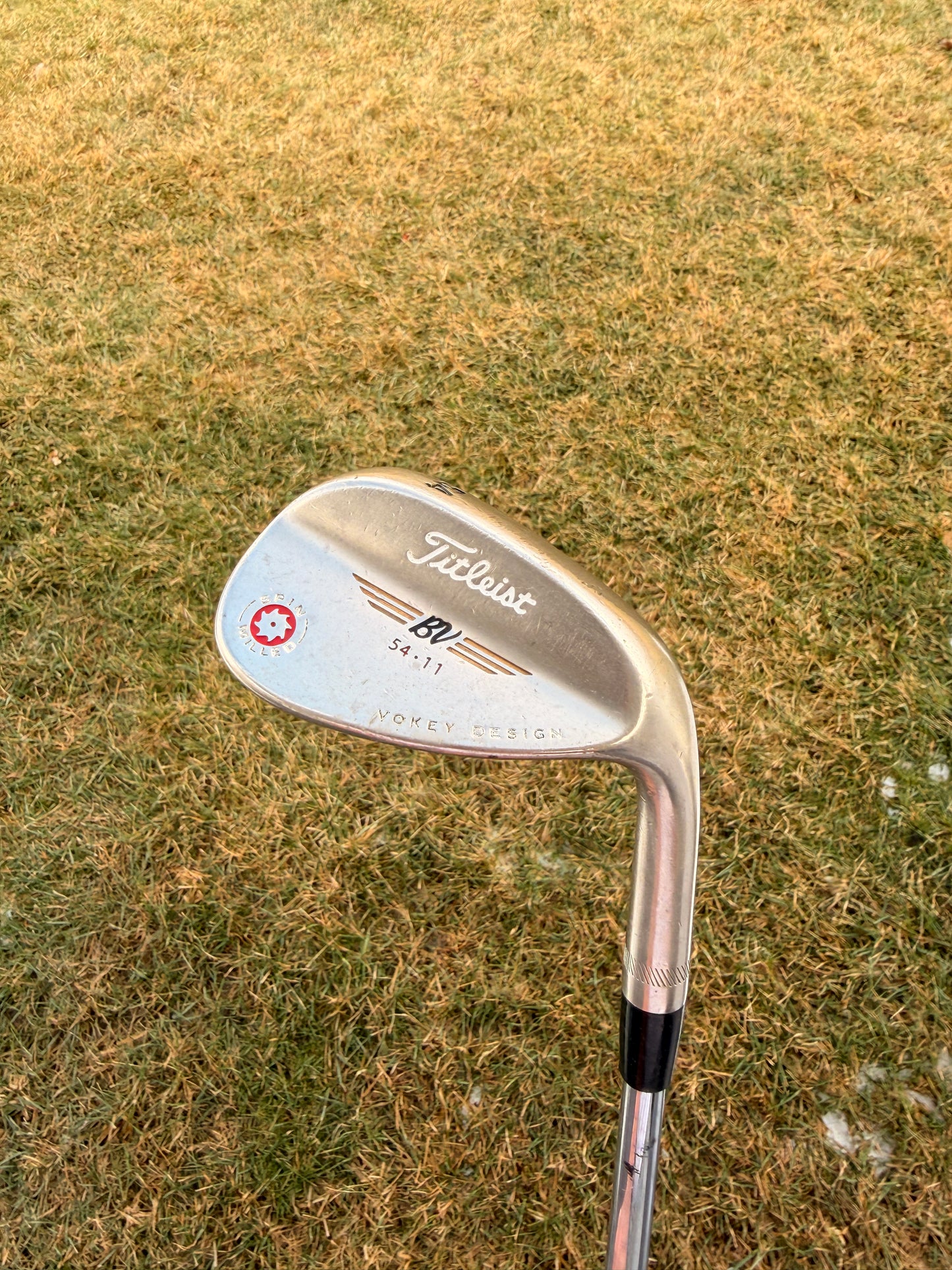 Photo of Titleist 2009 Vokey Spin Milled Chrome Wedge 54° Wedge Flex Stock