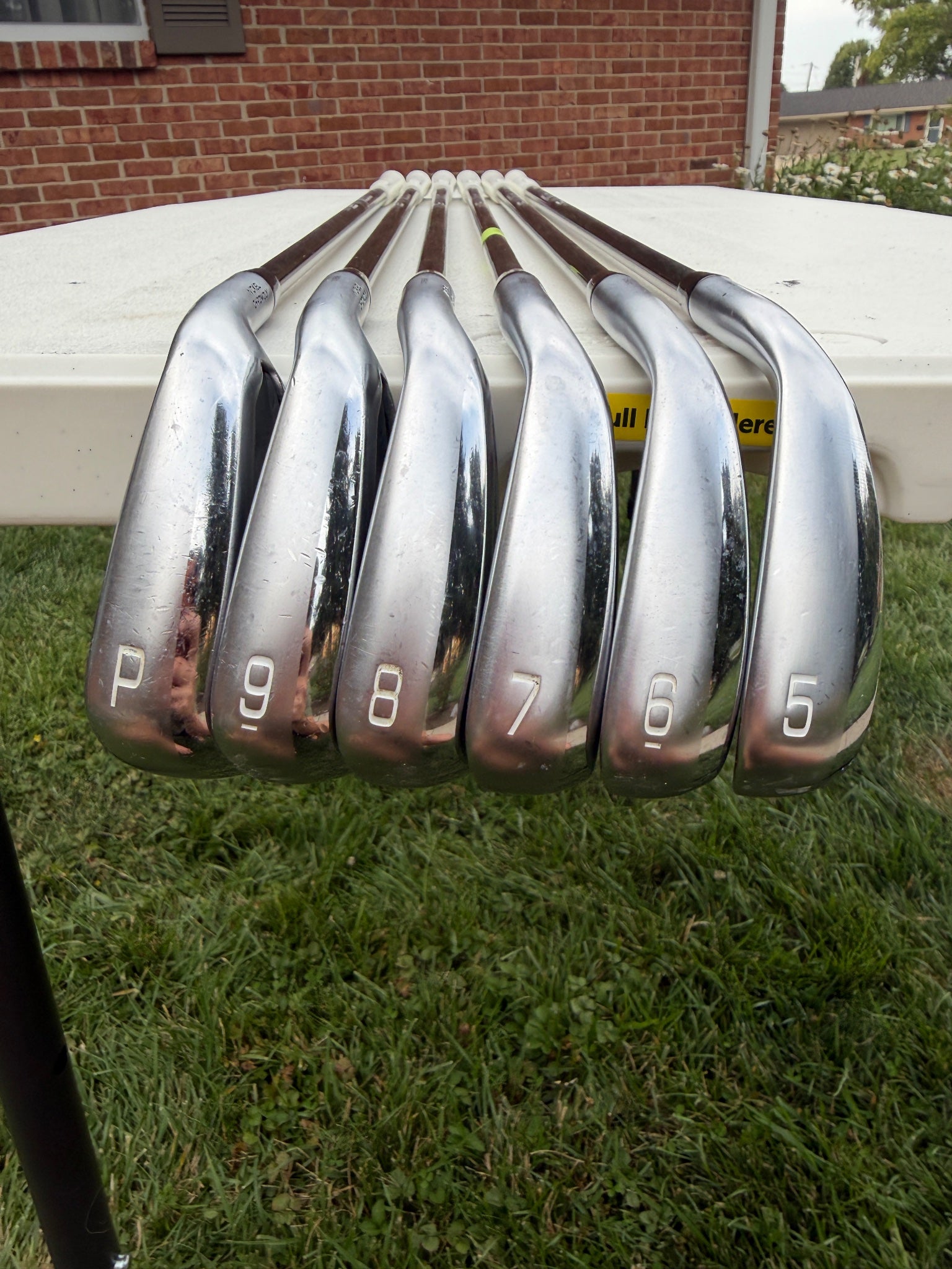 Mizuno JPX 923 Hot Metal Iron Set 5-PW Recoil ESX F2 Senior Flex +1/4" NICE — photo 10