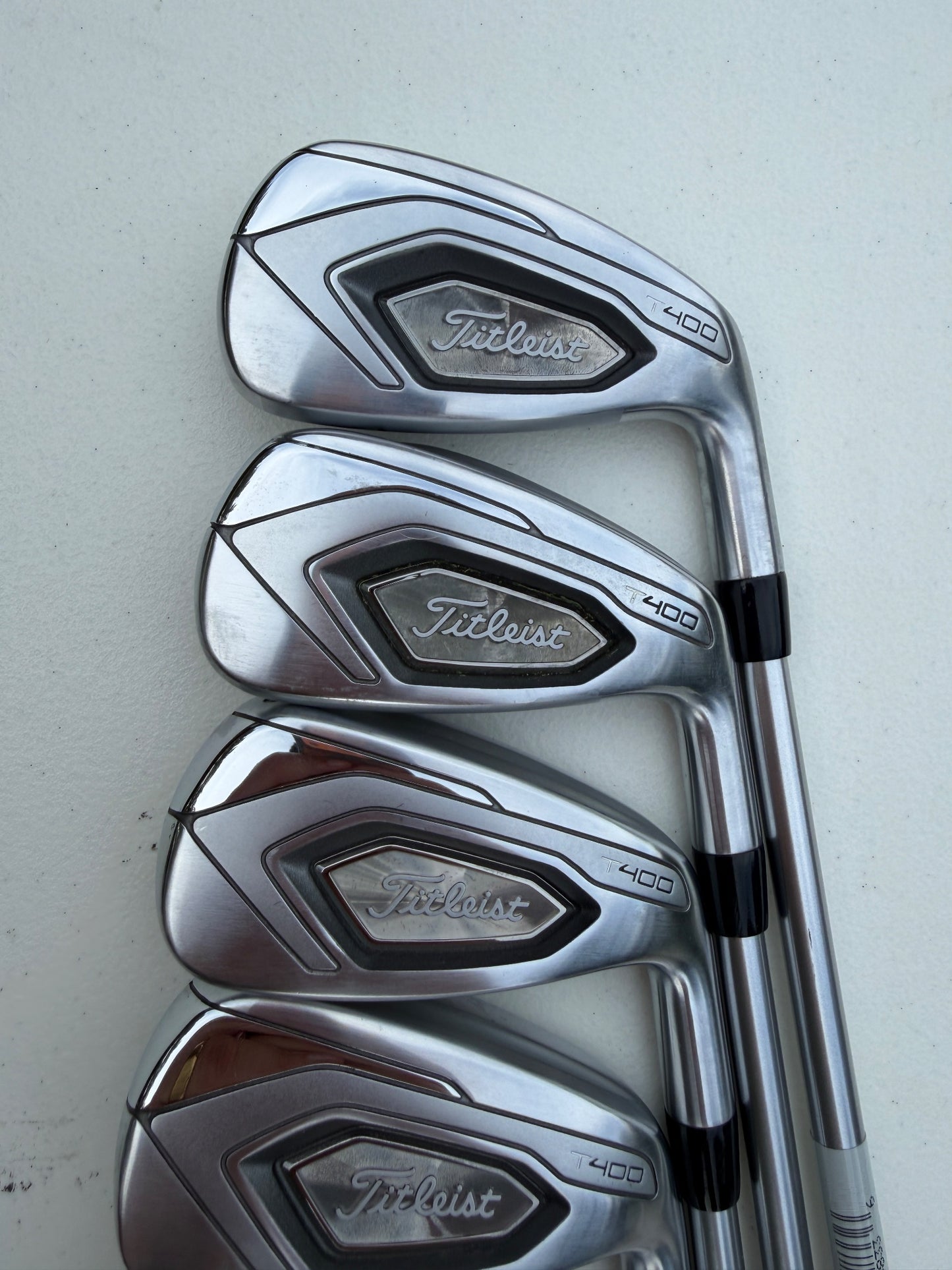 Titleist T400 Iron Set 6-PW Fubuki MV Series 55 Regular Flex +1/4" NICE — photo 2