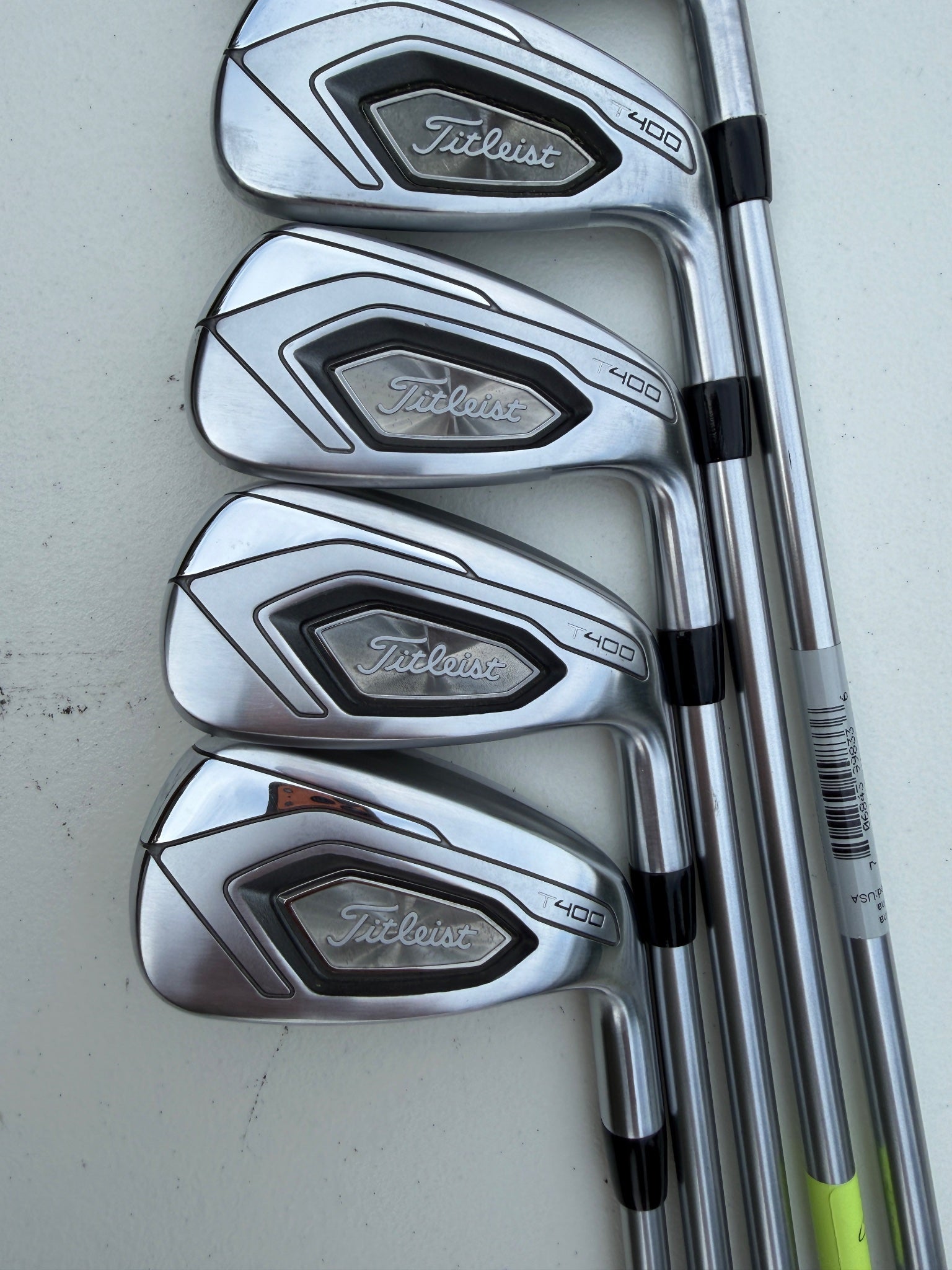Titleist T400 Iron Set 6-PW Fubuki MV Series 55 Regular Flex +1/4" NICE — photo 3