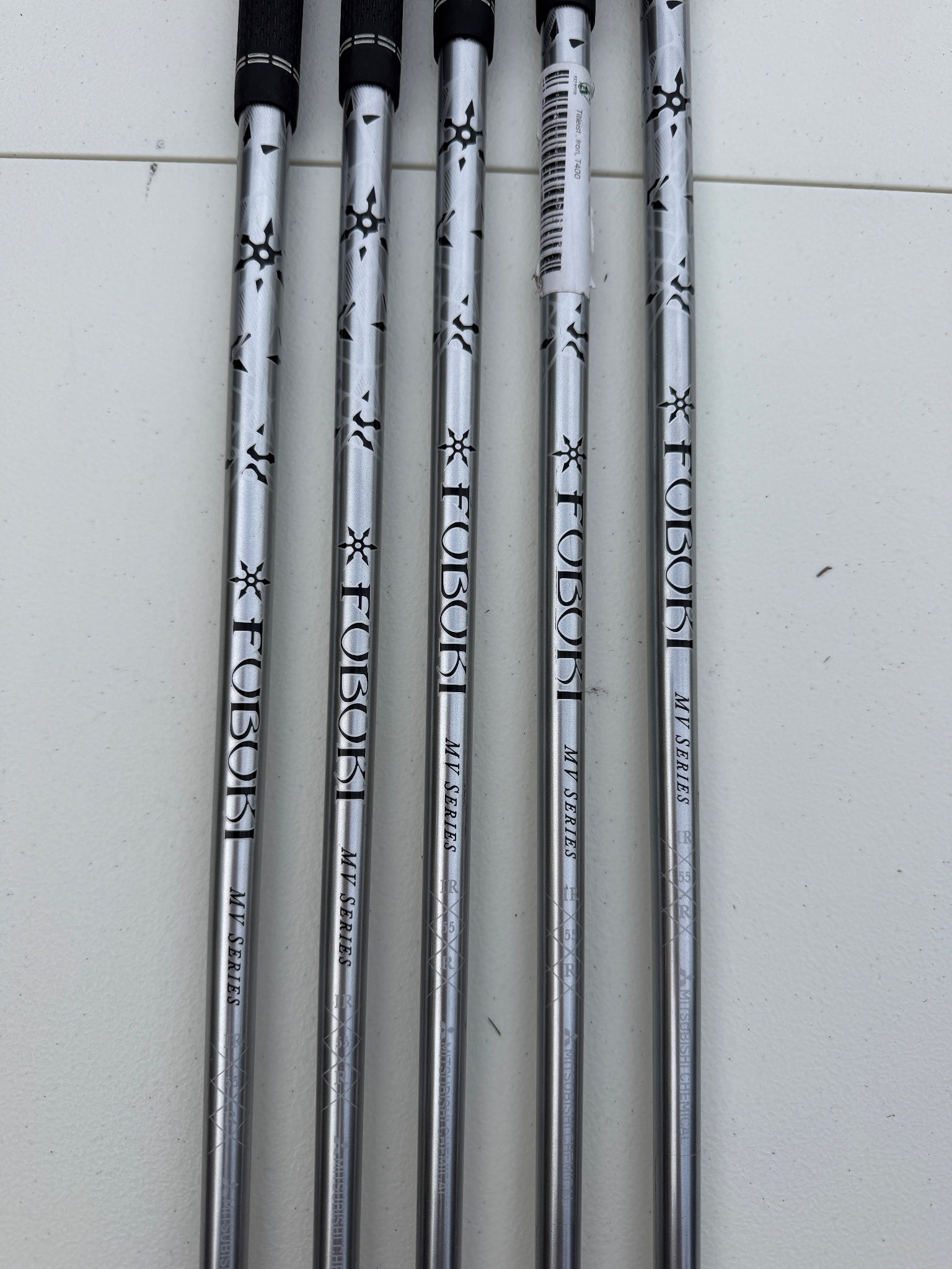 Titleist T400 Iron Set 6-PW Fubuki MV Series 55 Regular Flex +1/4" NICE — photo 11