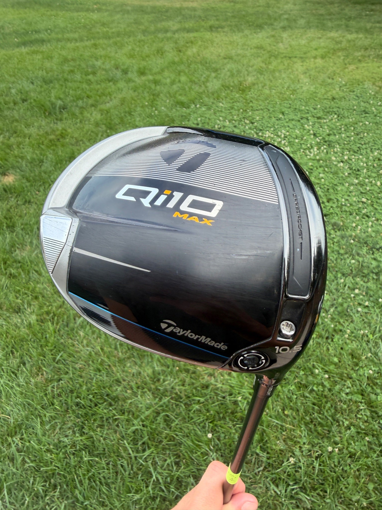 TaylorMade Qi10 MAX Driver 10.5° Helium 5F2 Senior Flex 43.5" +HC NICE