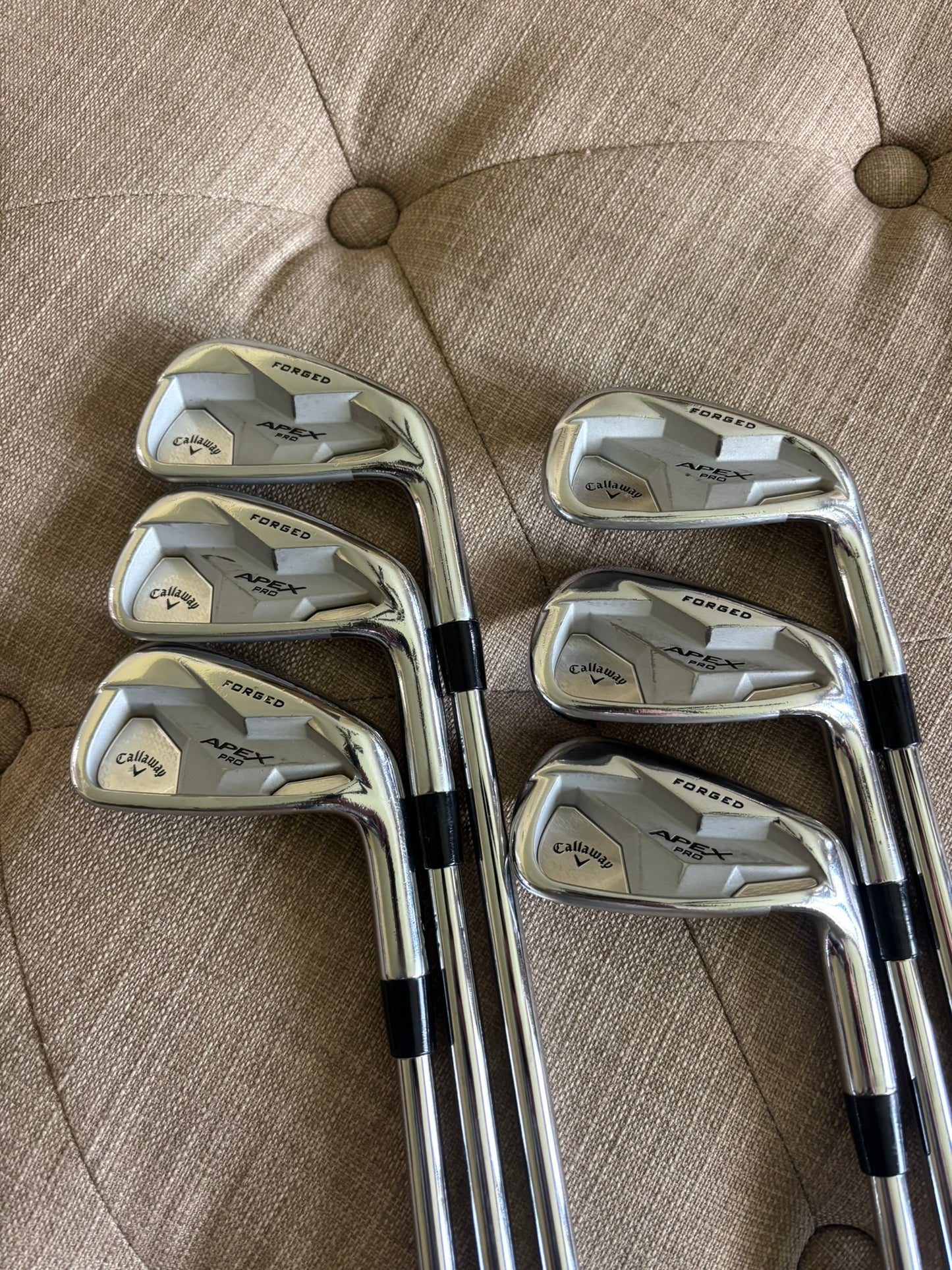 Callaway Apex Pro 19 Iron Set 5-PW NS Pro Tour105 Stiff Flex STD NICE