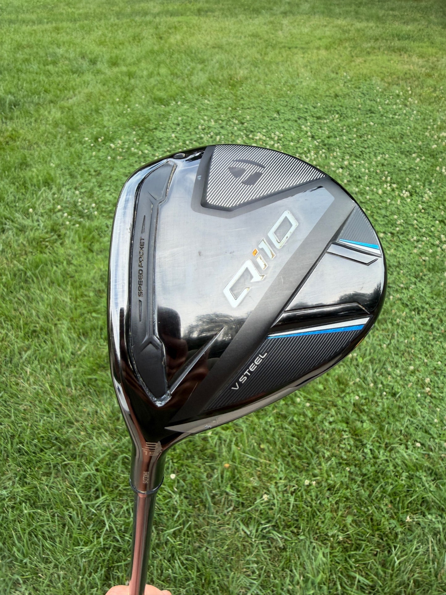 TaylorMade Qi10 3-Wood 15° Graphite Gold Stiff Flex Lefty 43.25" +HC NICE
