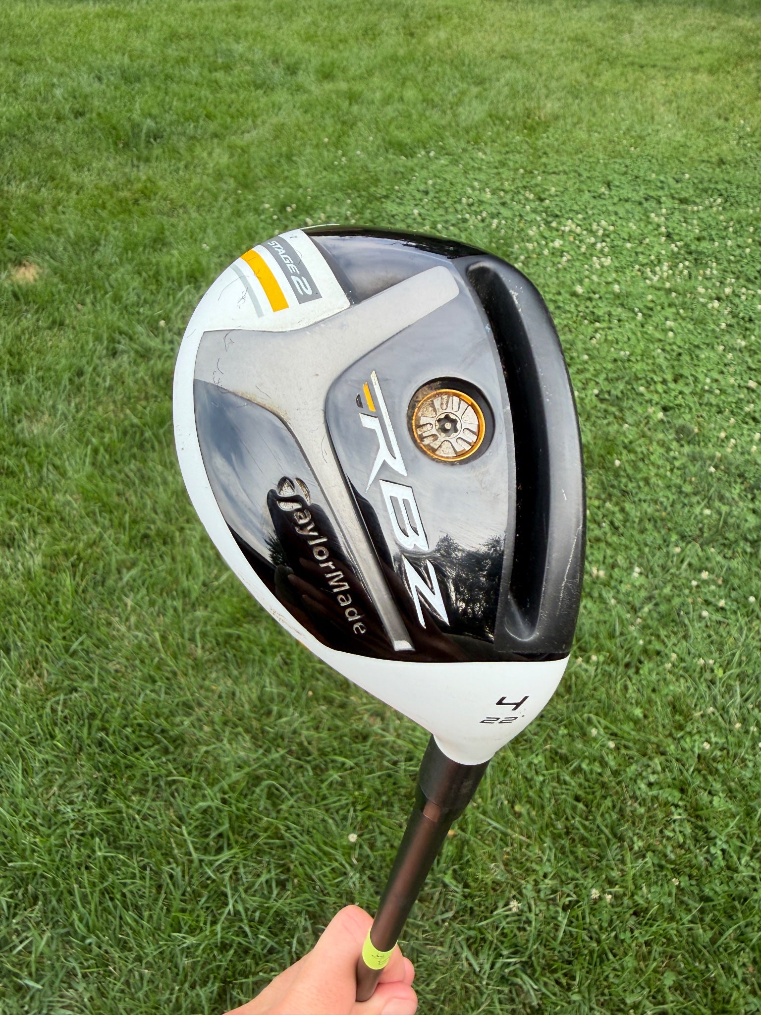 TaylorMade RocketBallz Stage 2 4 Hybrid 22° Rocketfuel Stiff Flex 40.5" +HC NICE