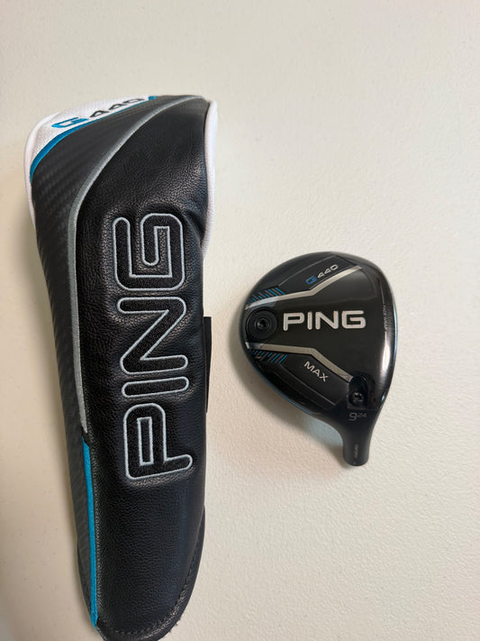 Ping G440 MAX 9-Wood 24° +HC Head Only NICE