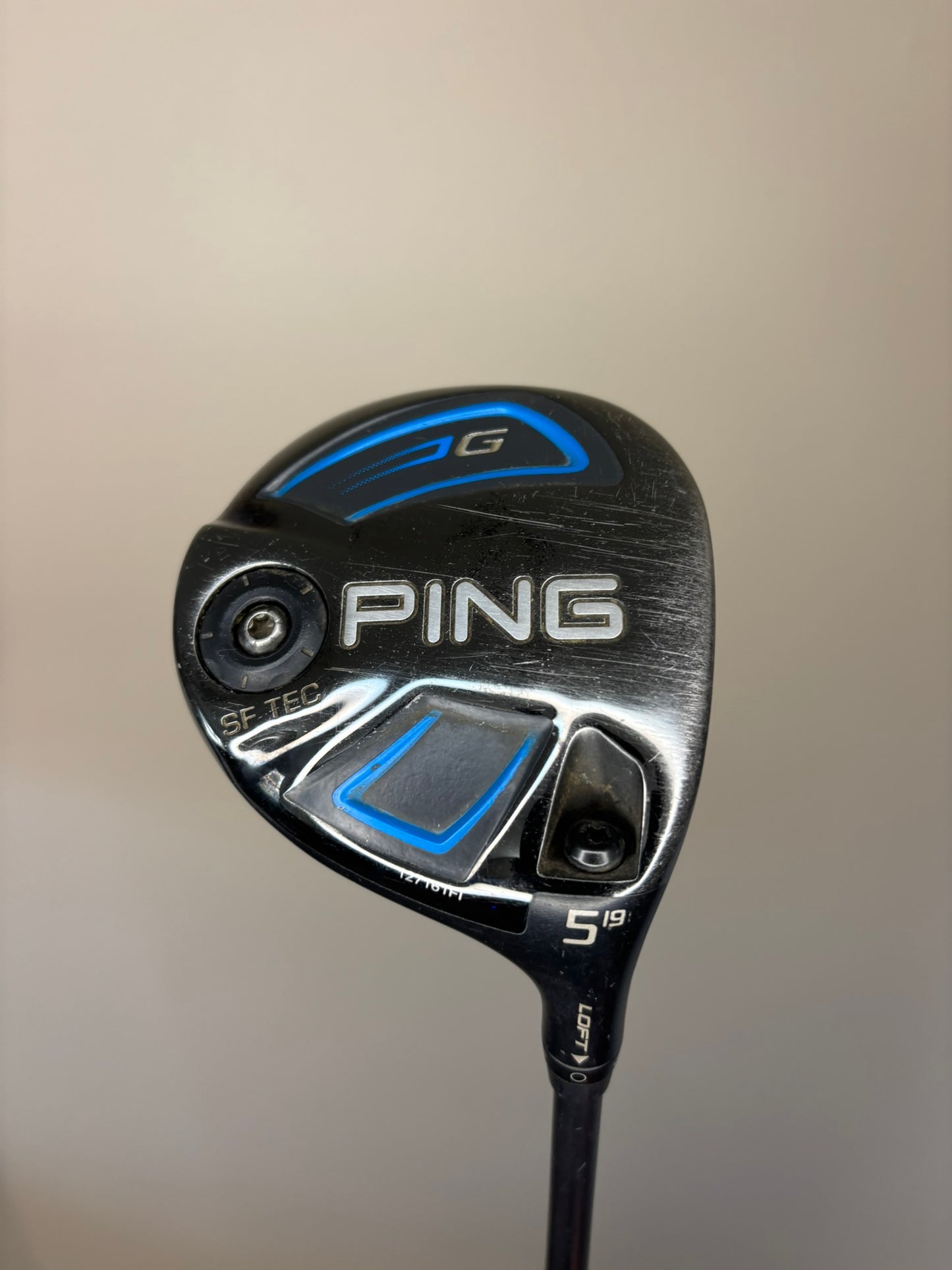Ping 2016 G SF Tec 5-Wood 19° Alta 65g Senior Flex 42″ NICE